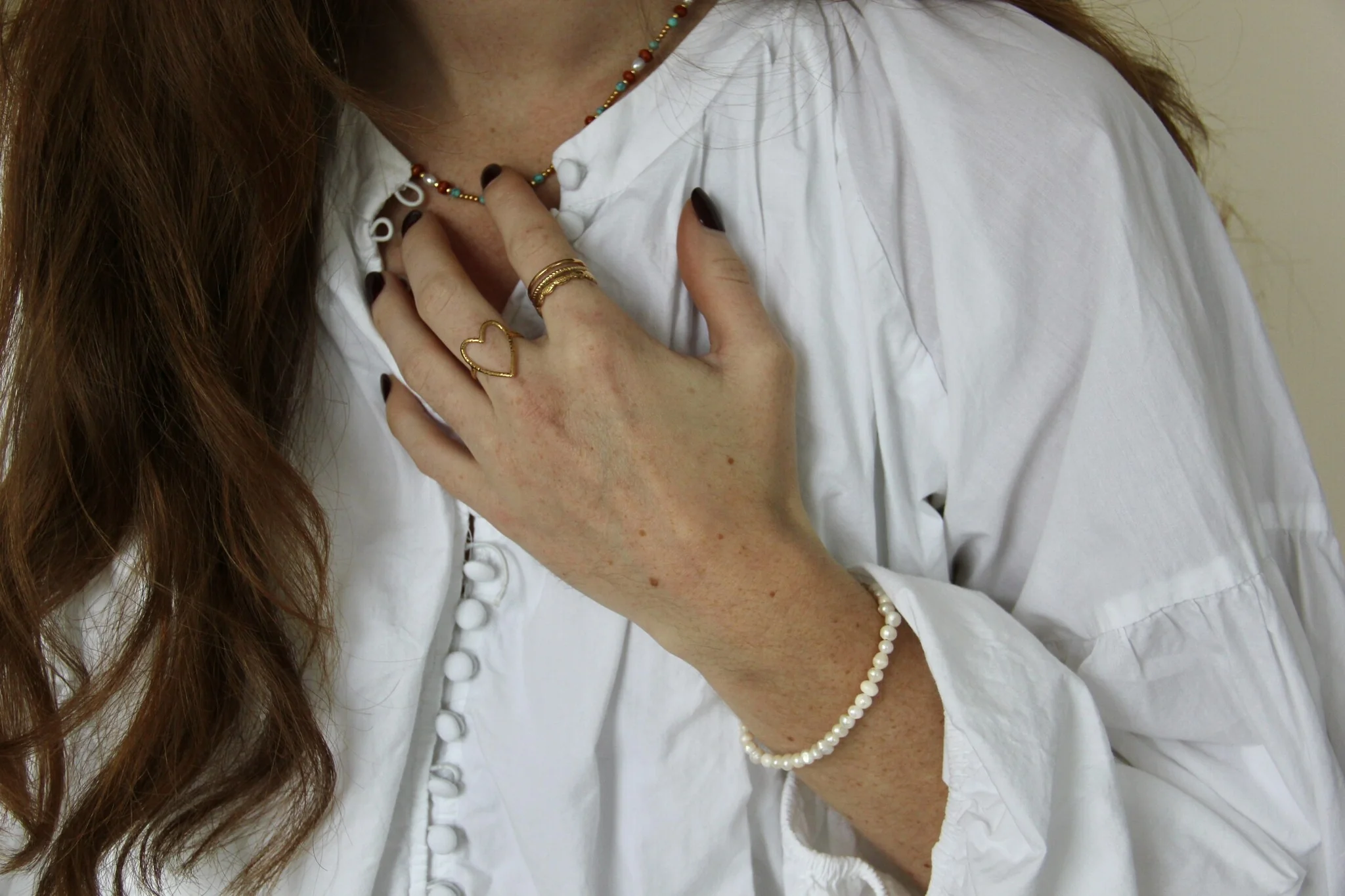 100% Real Fresh Water Pearl - Bracelet - Stainless Steel - Image 6