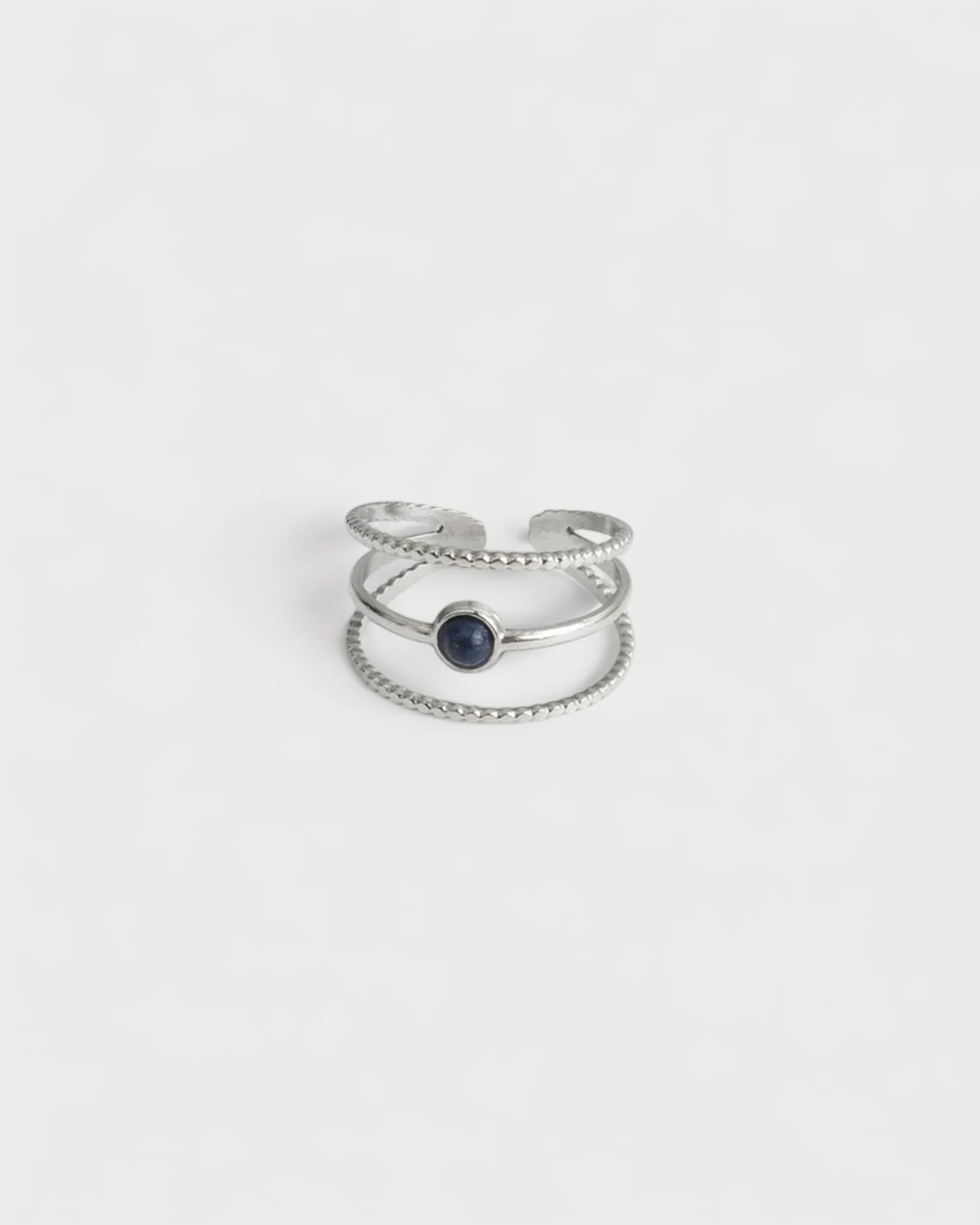 Aarya - Ring - Natural Stone - Stainless Steel - Adjustable - Image 9