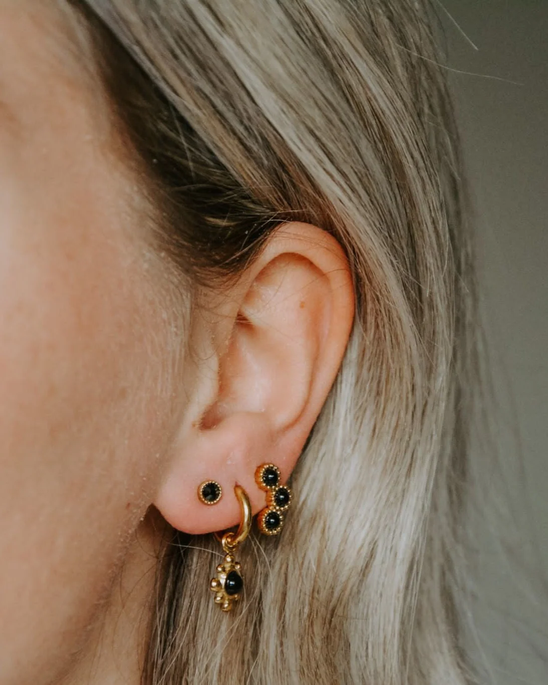 Amelie - Studs - Earrings - Stainless Steel - Image 4