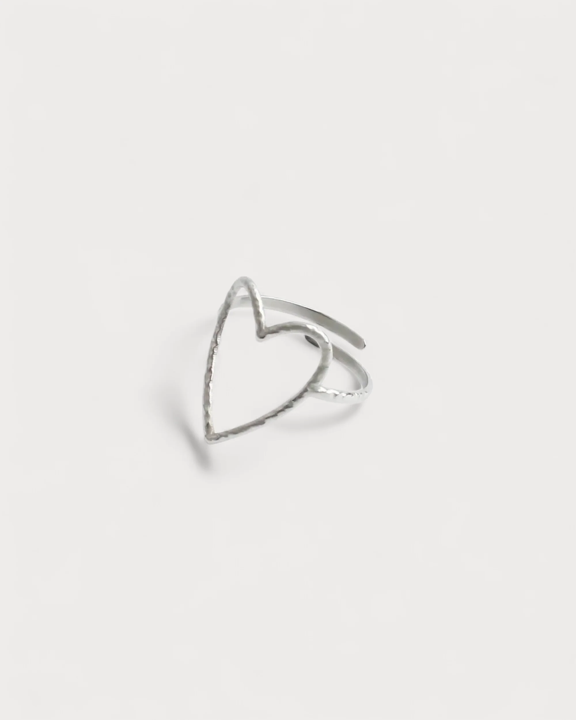 Amoureux - Ring - Stainless Steel - Adjustable - Image 3