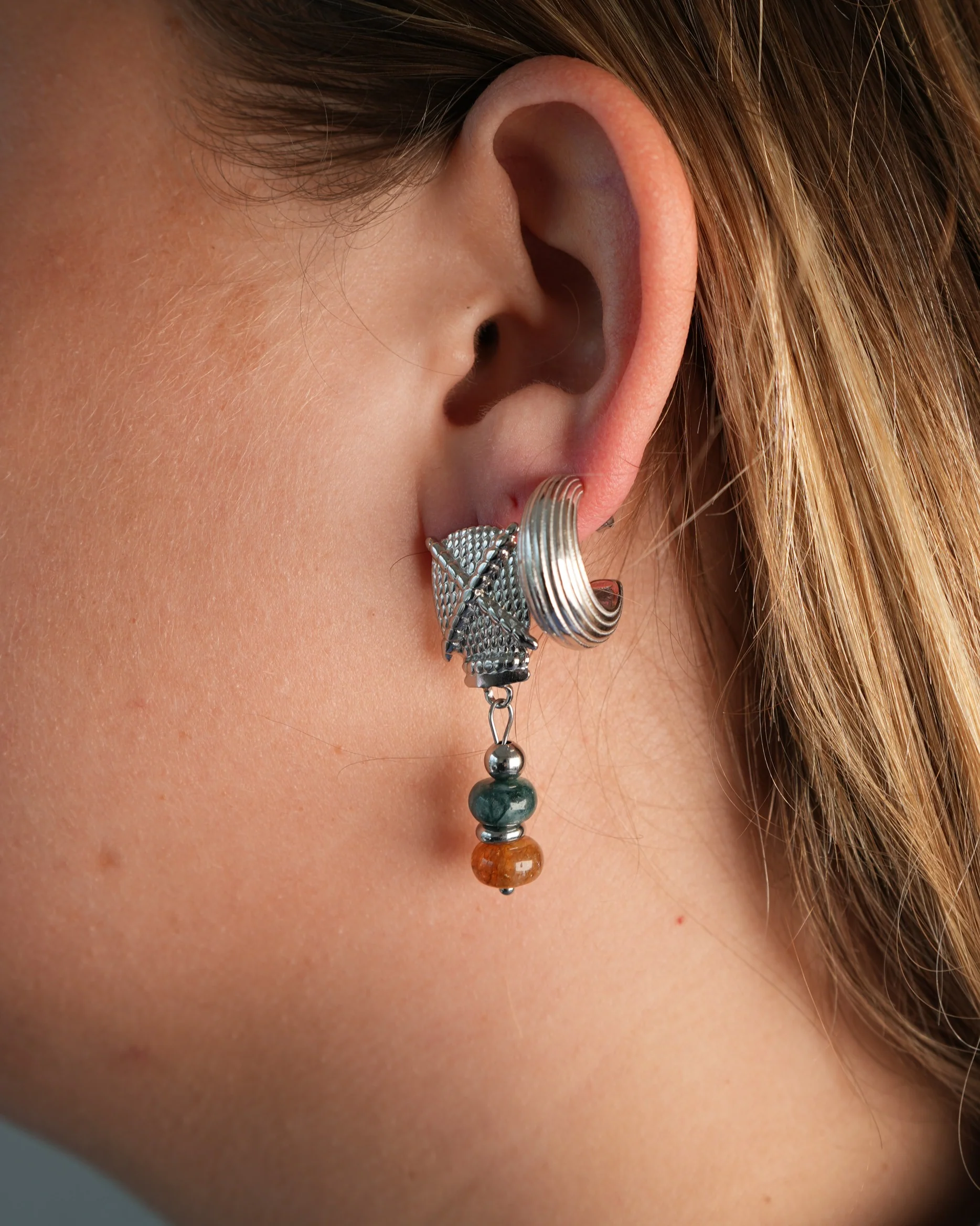 Annete - Earrings - Stainless Steel - Notbranded - Image 9