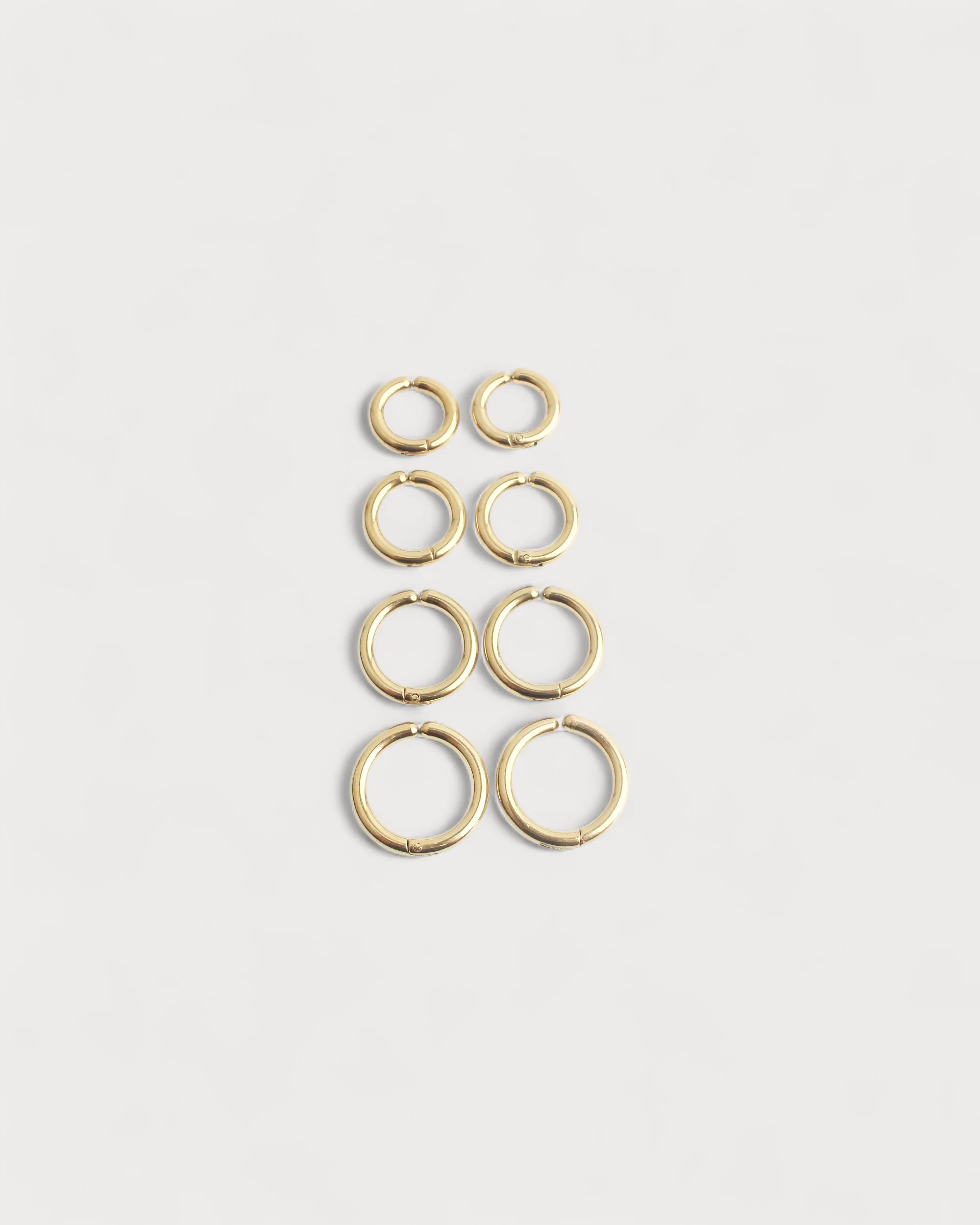 Basic - Earrings - Clip On - Stainless Steel