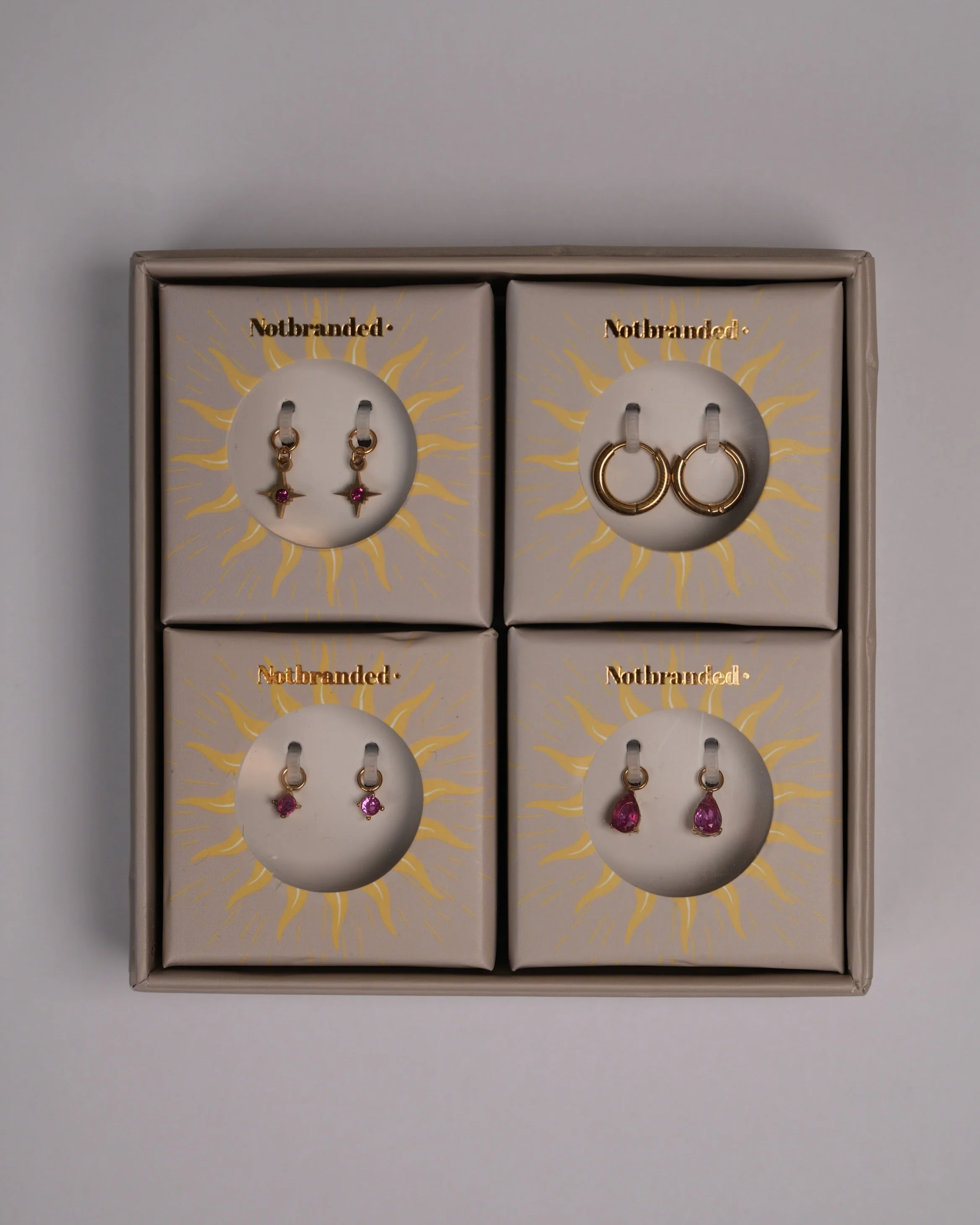 Birthstonebox - Earrings – Set – Stainless Steel - Image 7