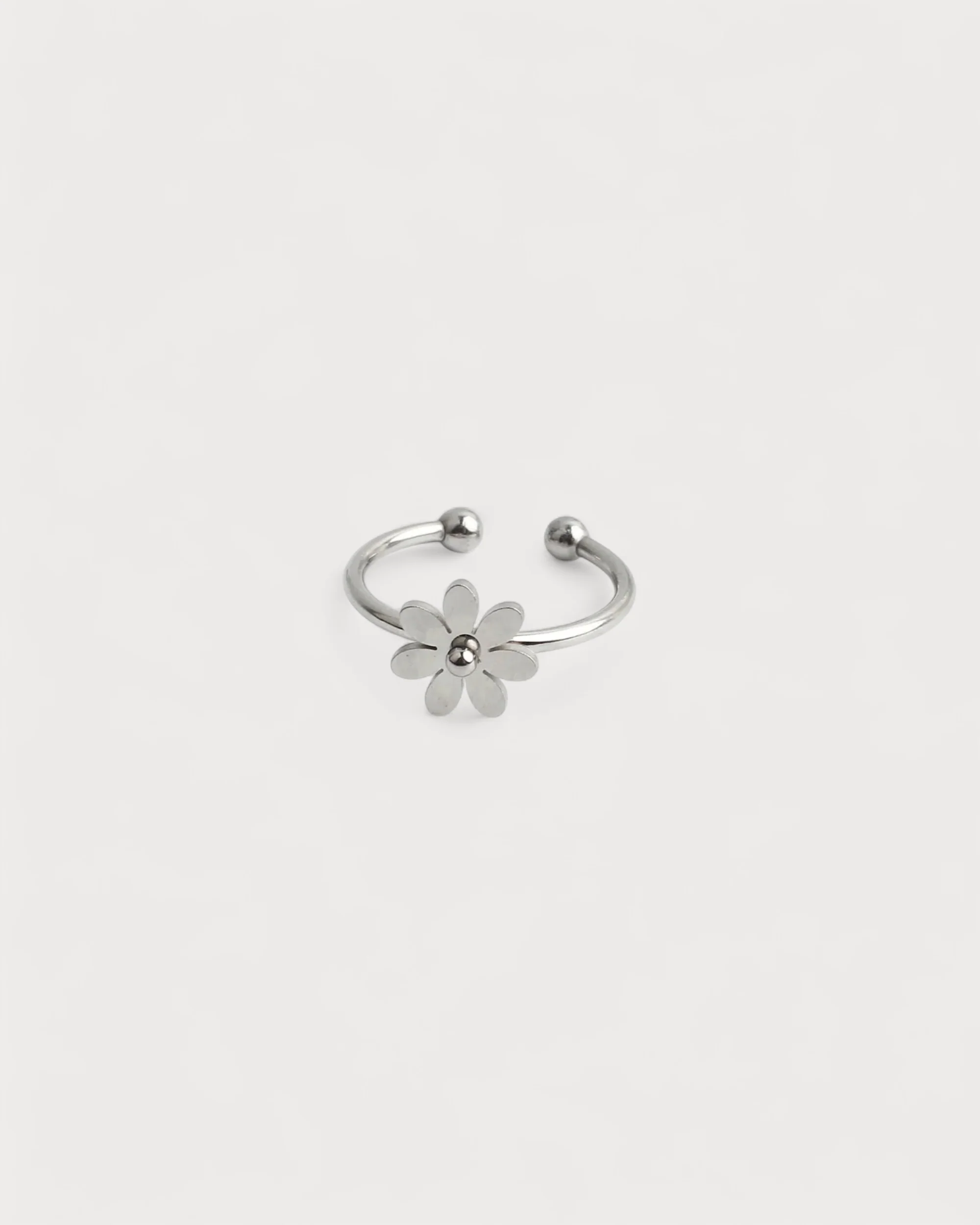 Bloom Flower - Ring - Stainless Steel - Adjustable - Image 3