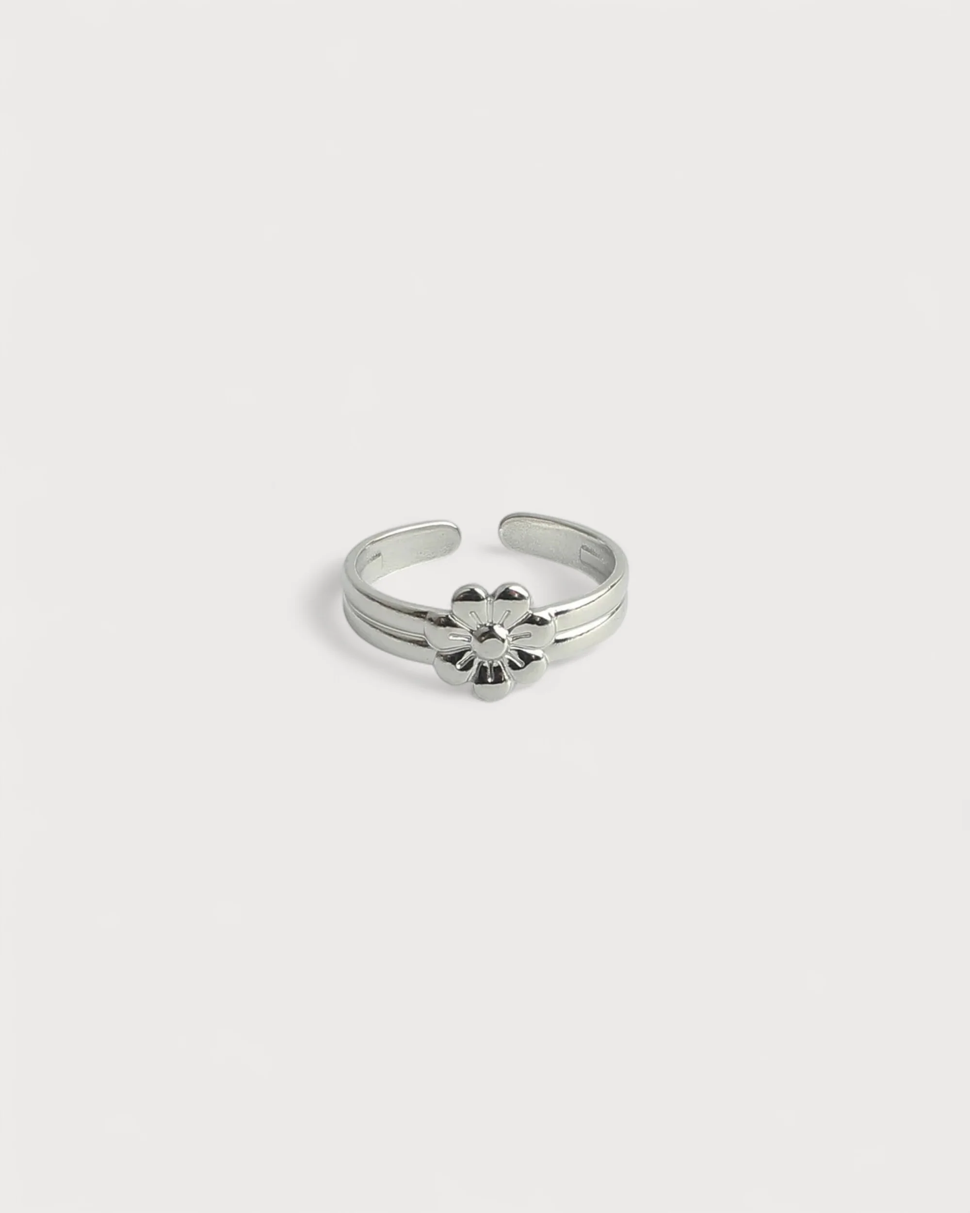 Blossom Flower - Ring - Stainless Steel - Adjustable - Image 4