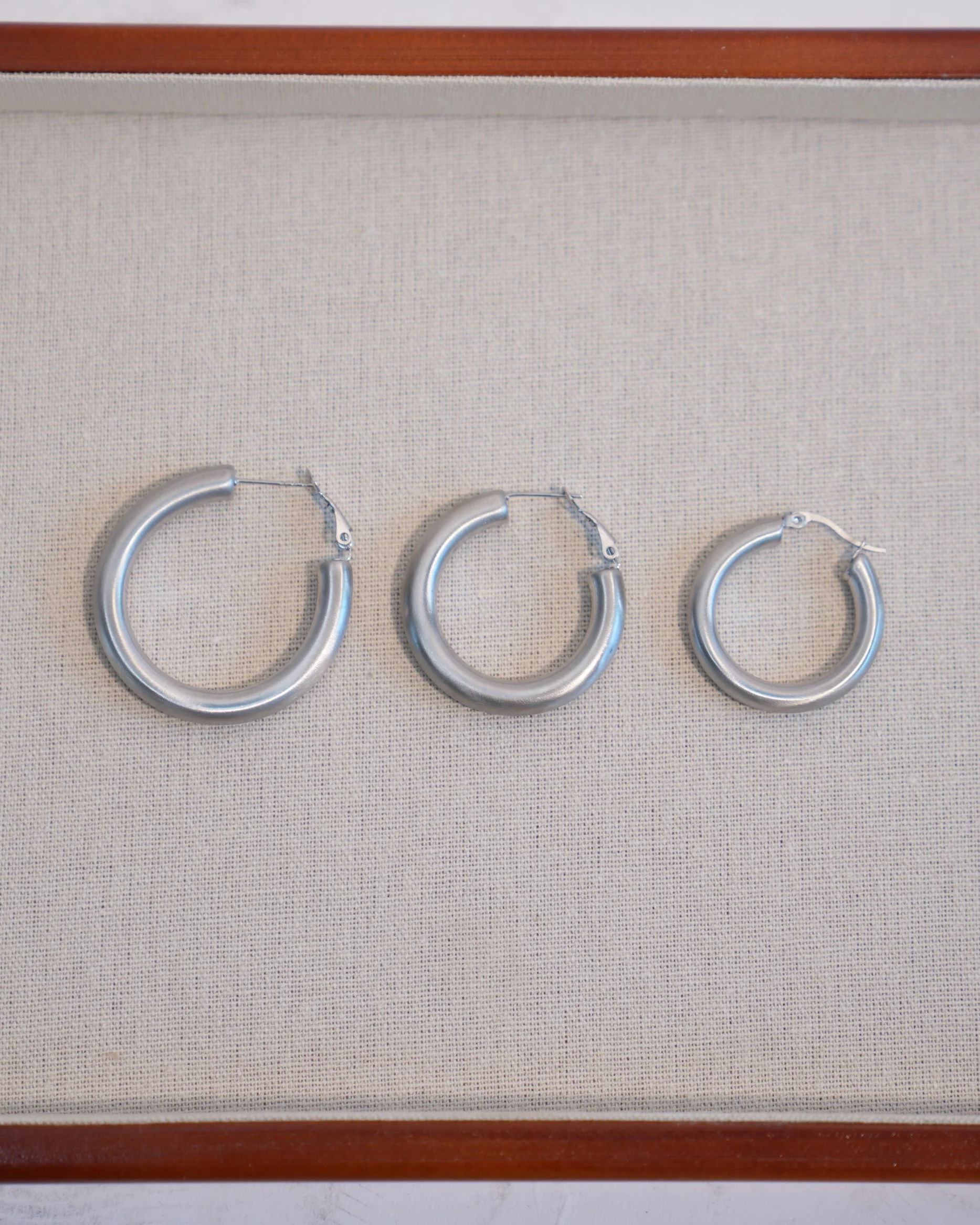 Bold Hoops - Earrings - Stainless Steel - Image 11