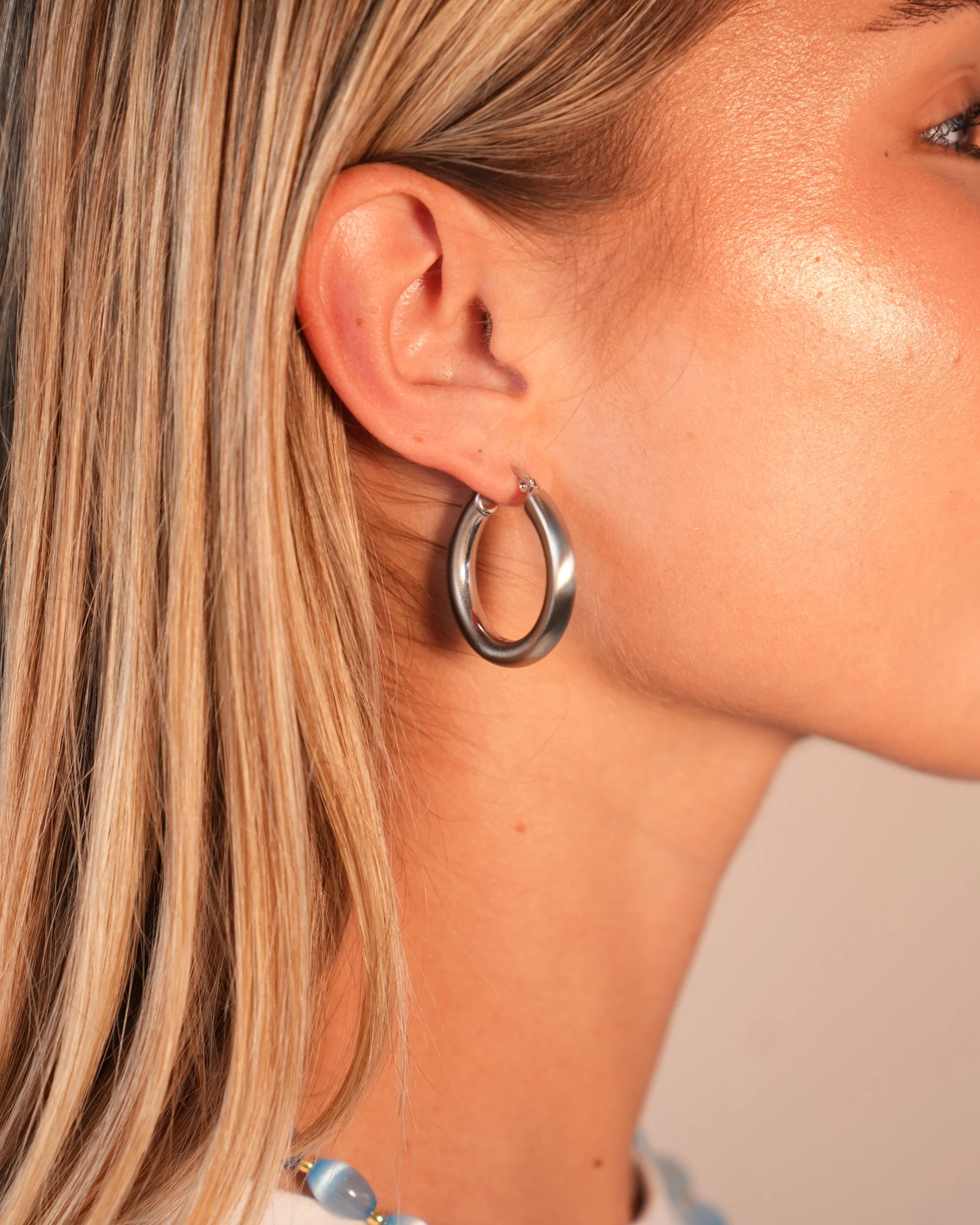 Bold Hoops - Earrings - Stainless Steel - Image 9