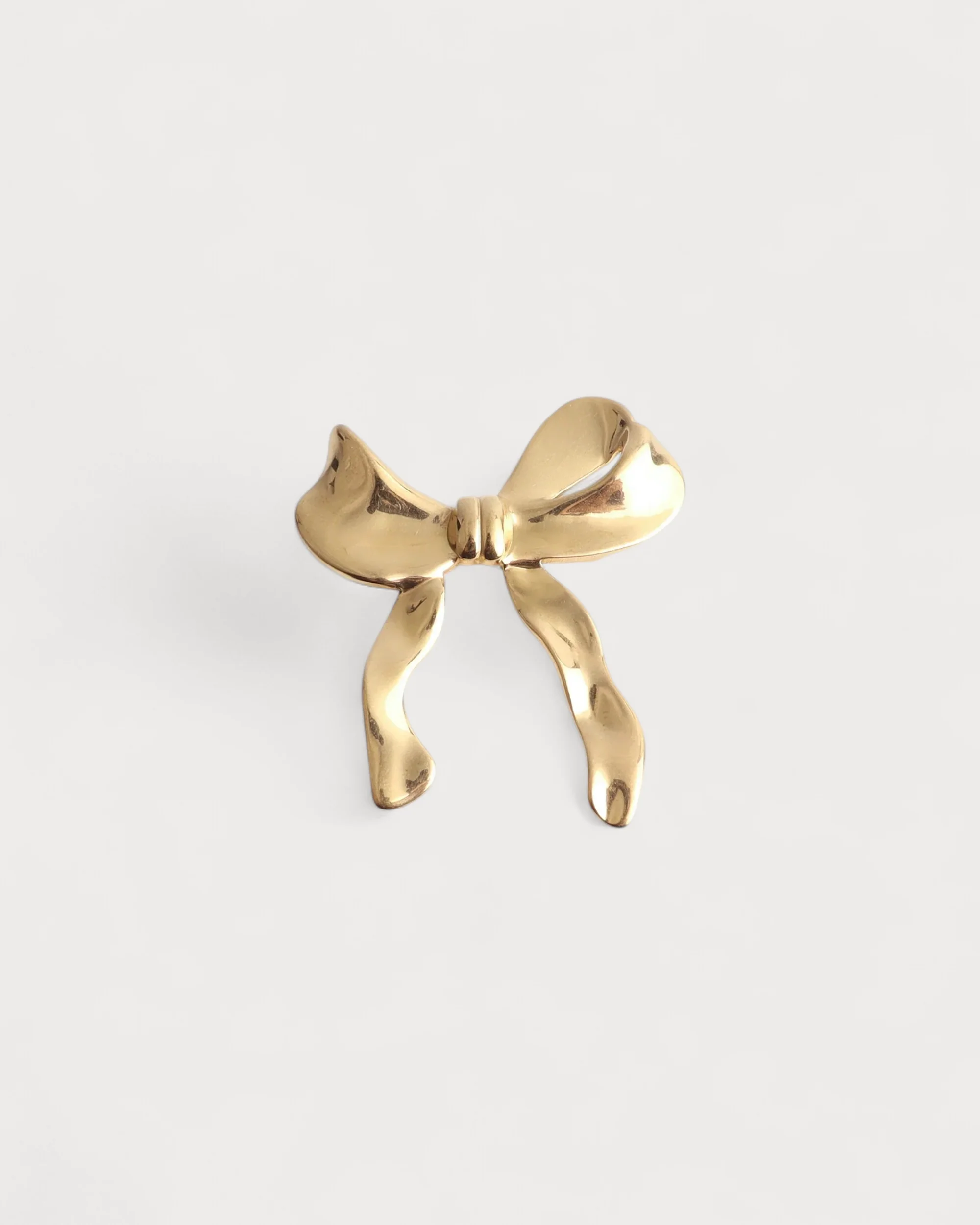 Bow - Brooch - Stainless Steel