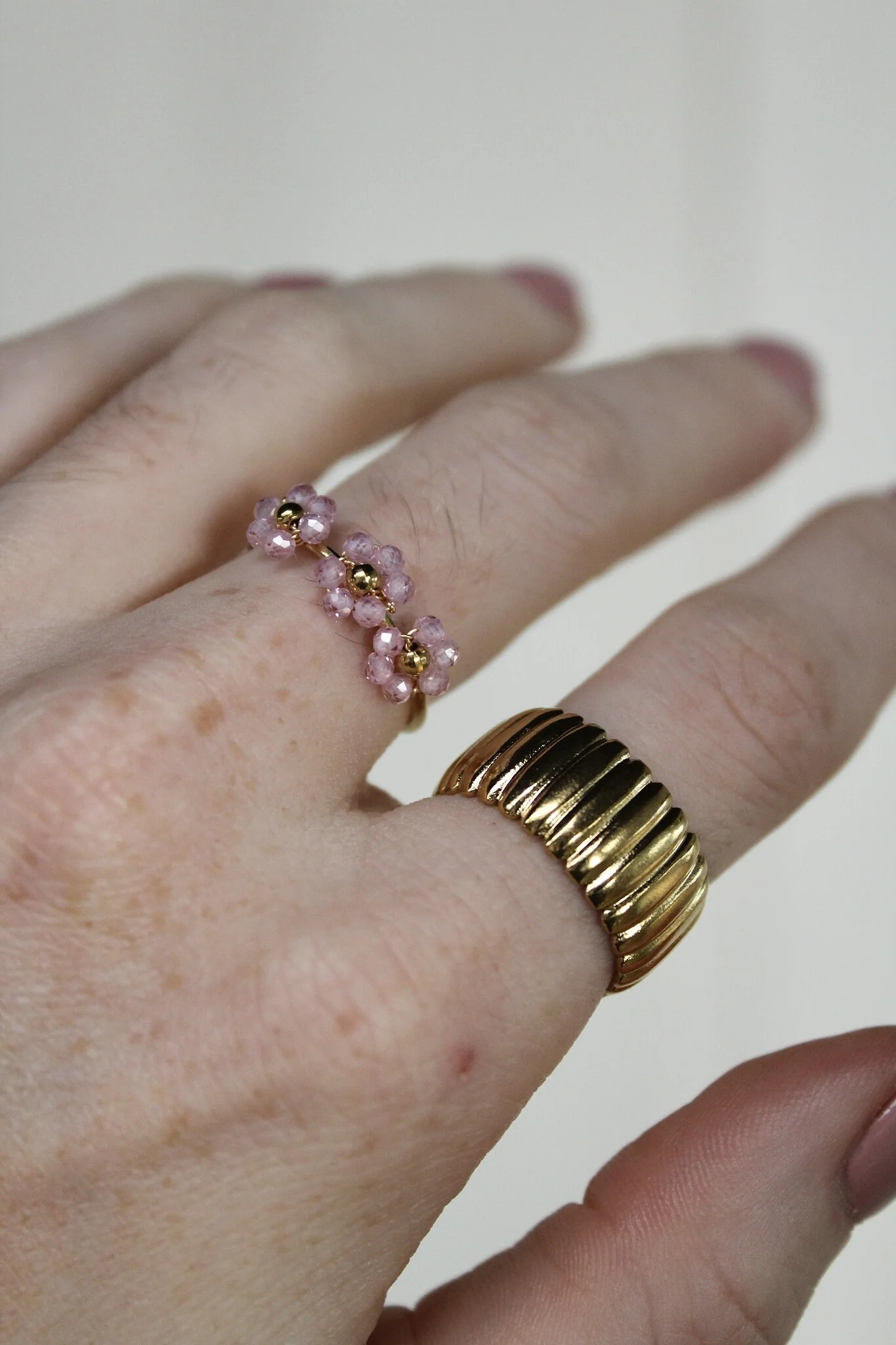 Camelia- Ring - Stainless Steel - Adjustable - Image 6