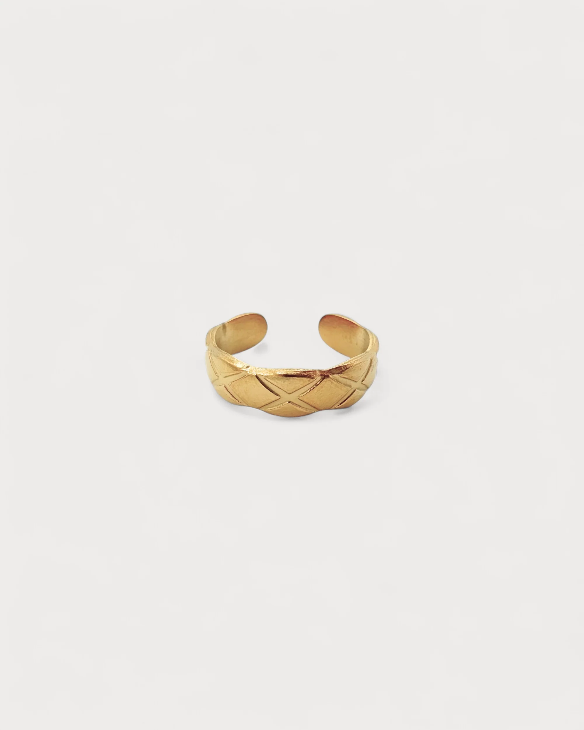 Cerise - Ring - Stainless Steel - Adjustable