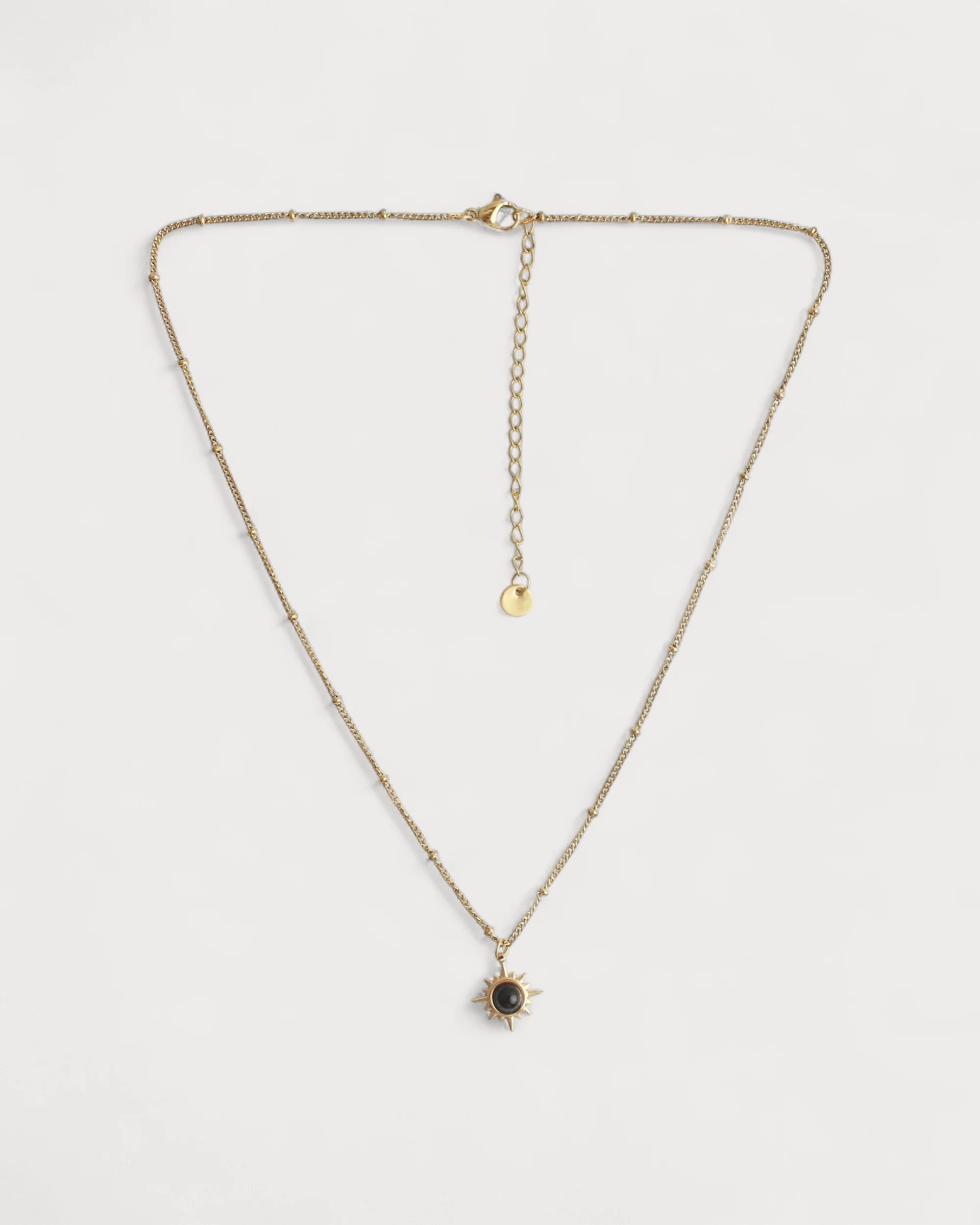 Chasing the sun - Necklace - Natural Stone- Stainless Steel - Image 3