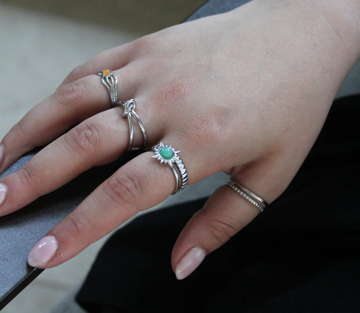Chasing the sun - Ring - Adjustable - Stainless Steel - Image 8