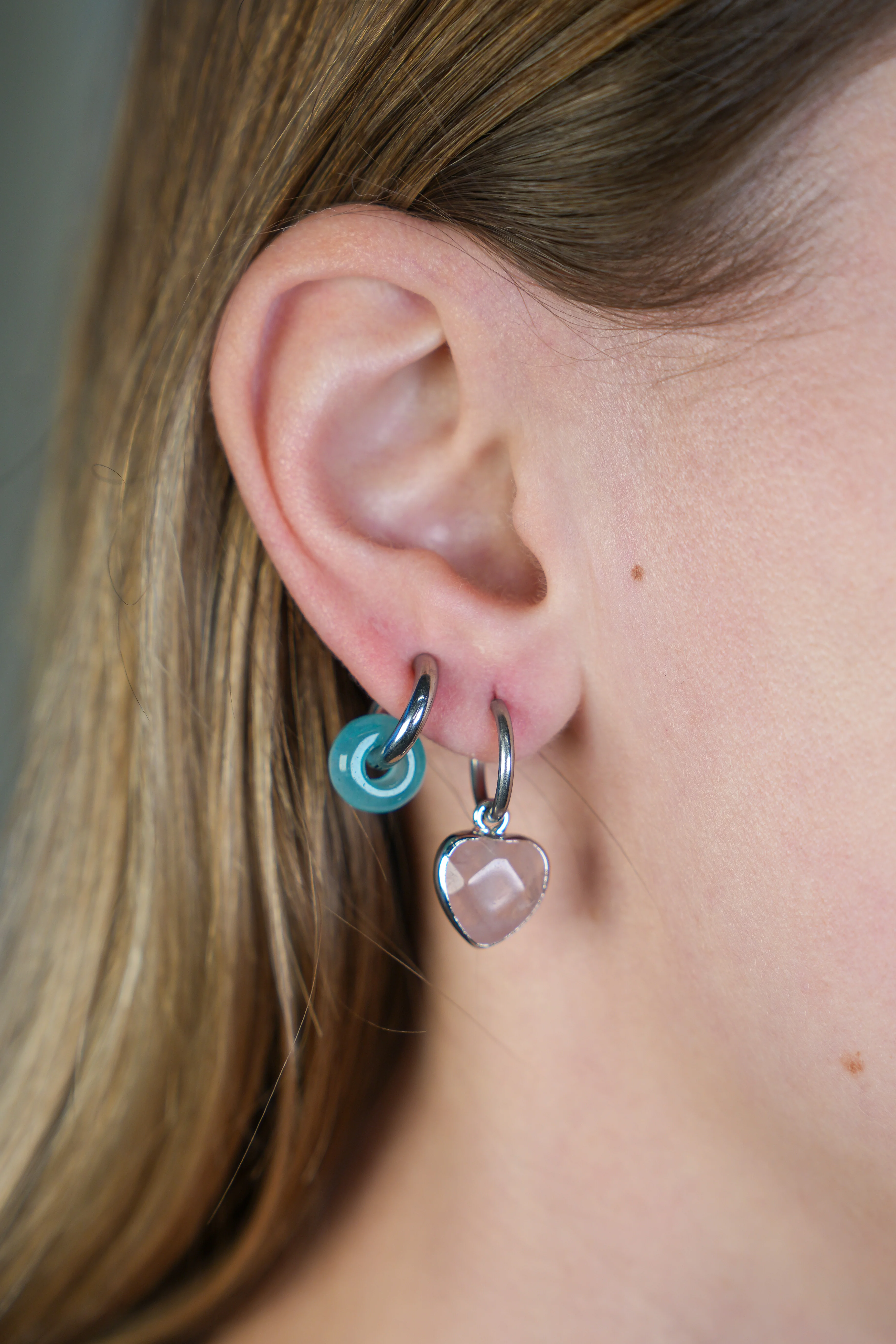 Cherish - Earrings - Natural Stone - Stainless Steel - Image 11