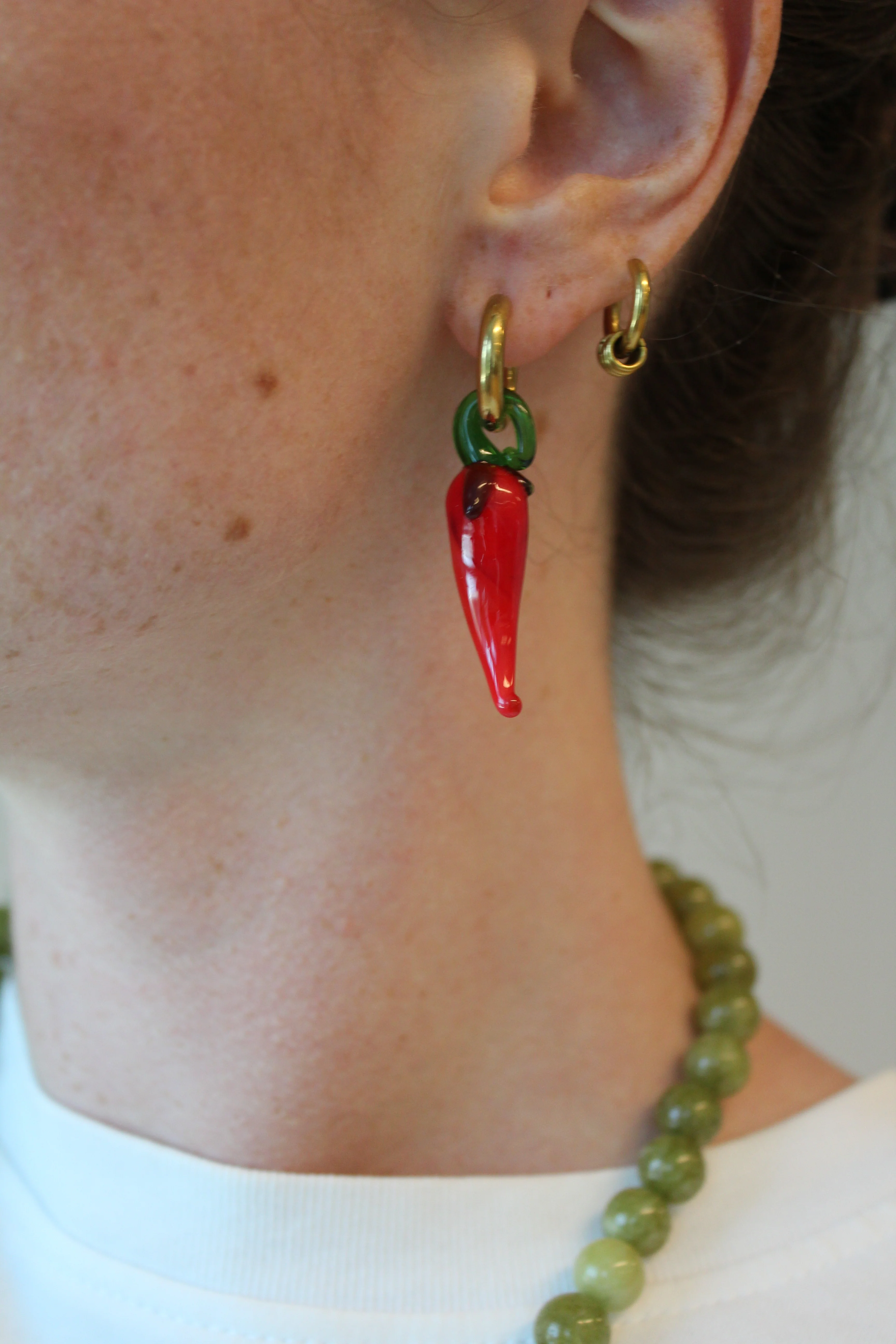 Chili - Earrings - Stainless Steel - Image 2