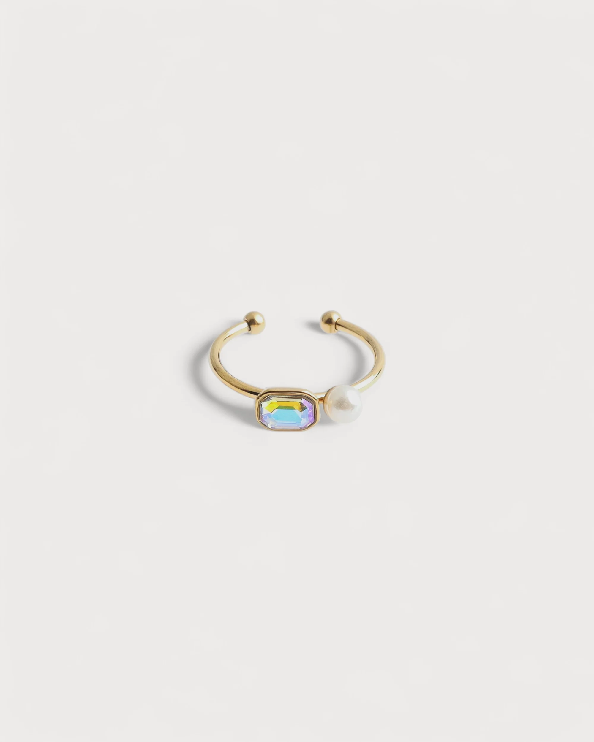 Claudette - Ring - Stainless Steel - Adjustable