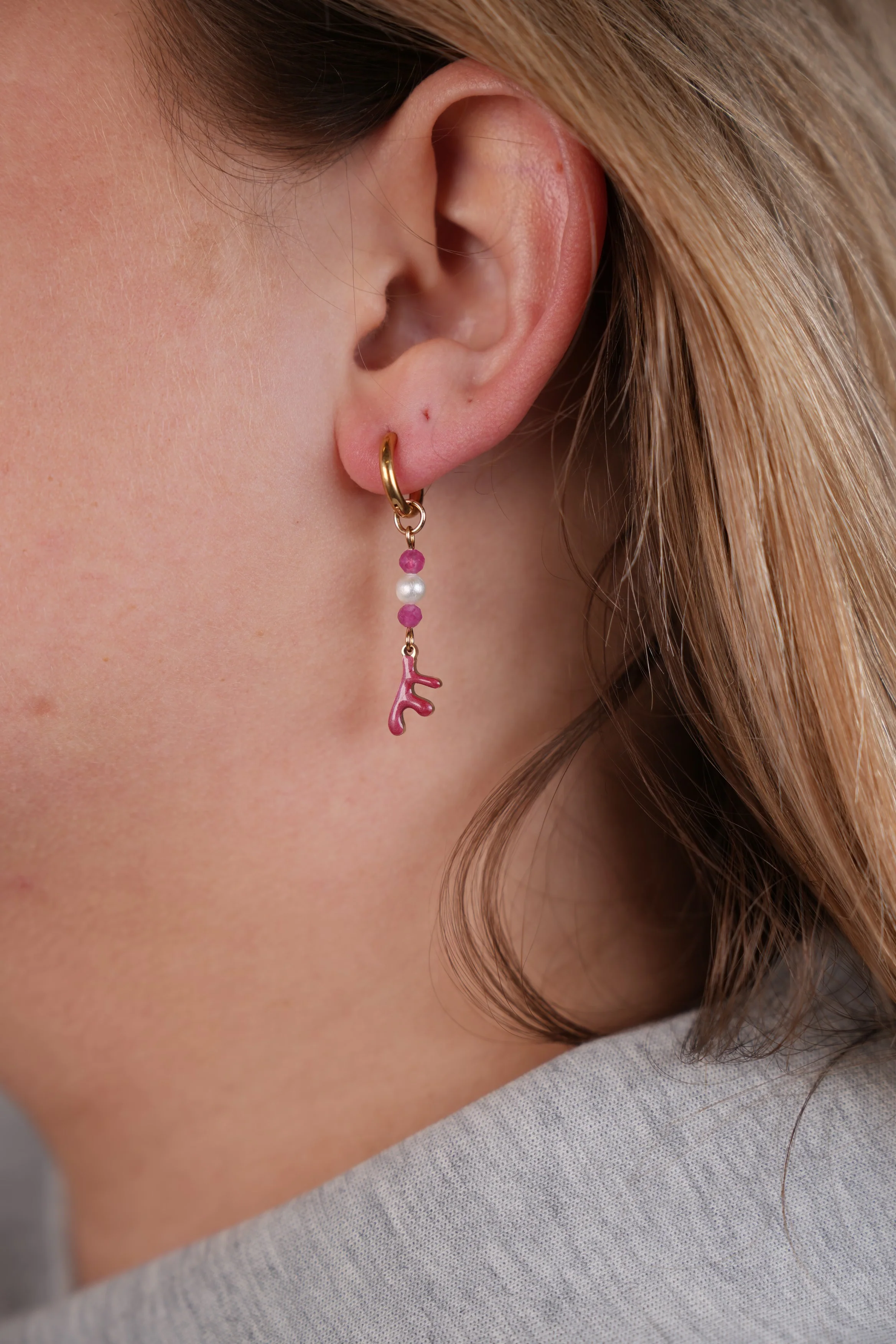 Corra - Earrings - Stainless Steel - Image 2