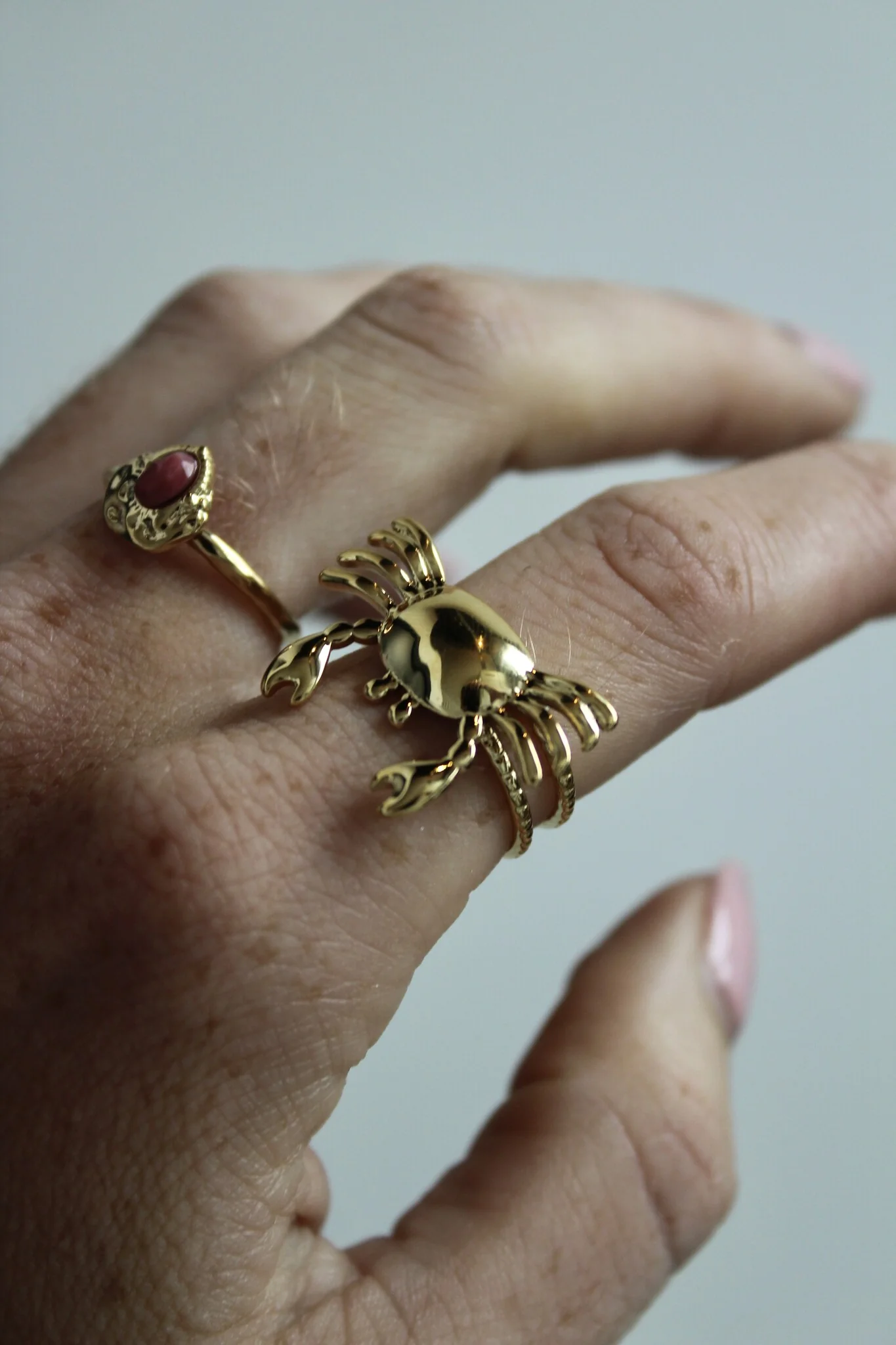 Crabby - Ring - Stainless Steel - Adjustable - Image 2