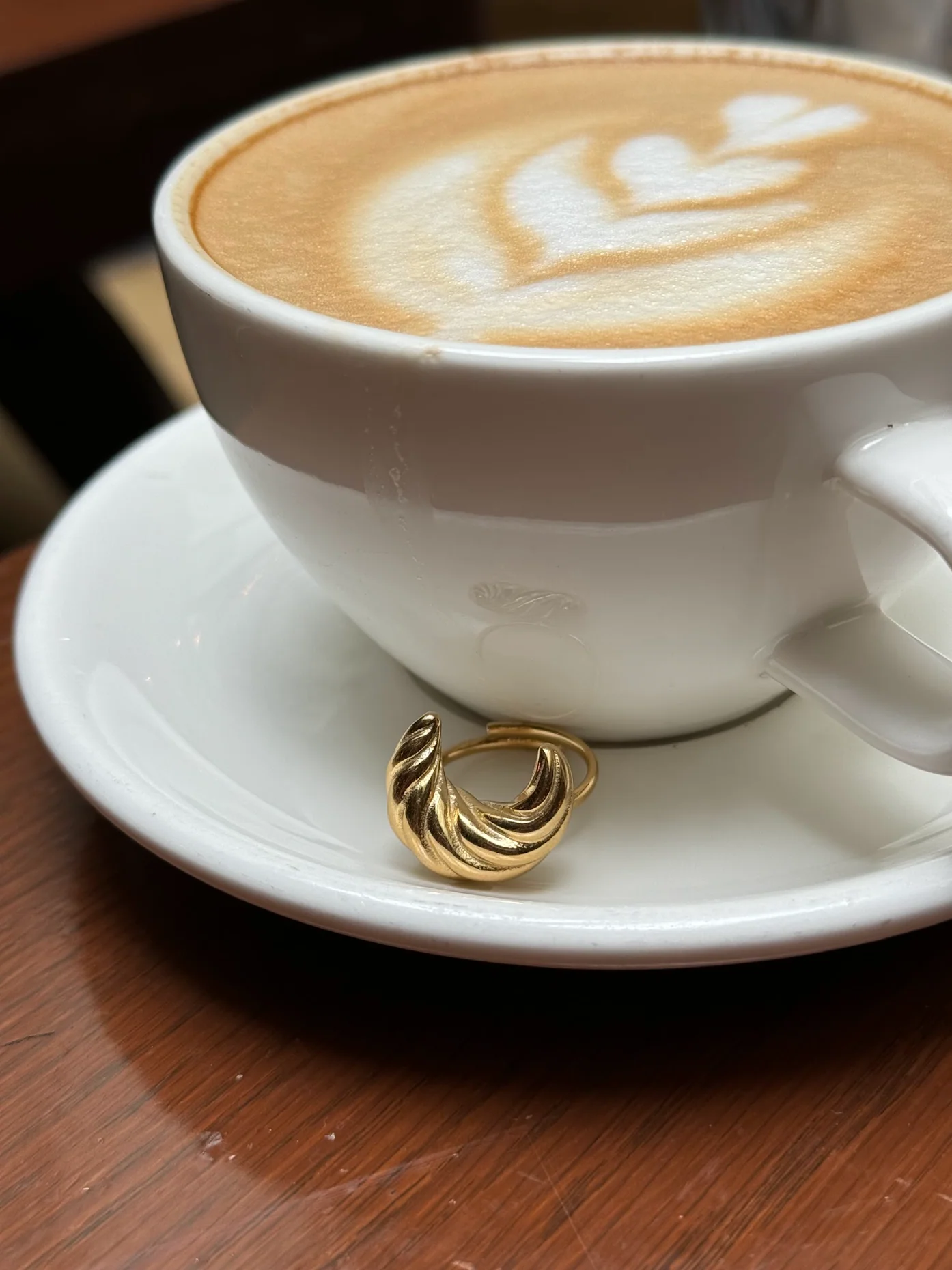 Croissant - Ring - Stainless Steel - Adjustable - Image 3