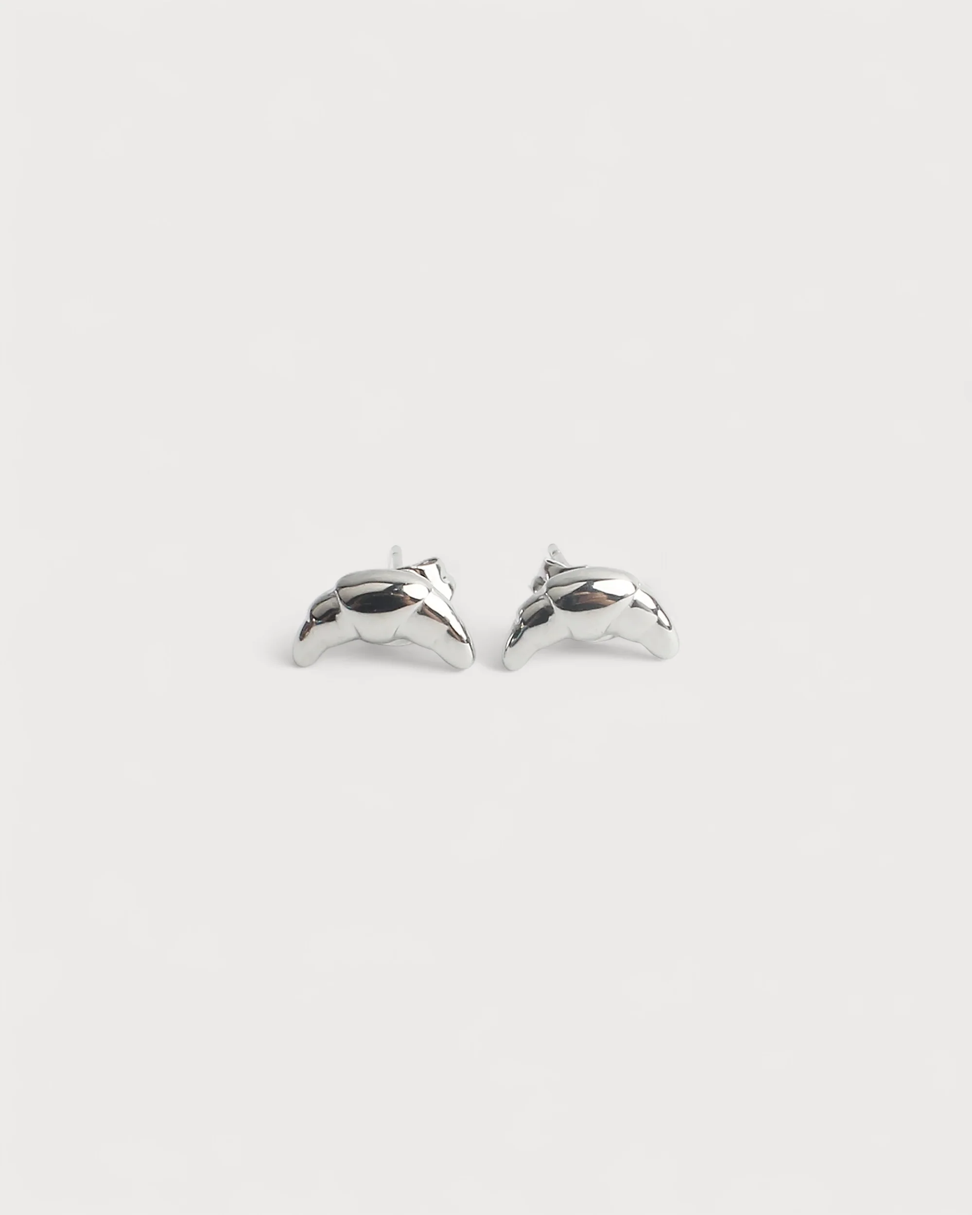Little Croissant - Studs - Earrings - Stainless Steel - Image 3