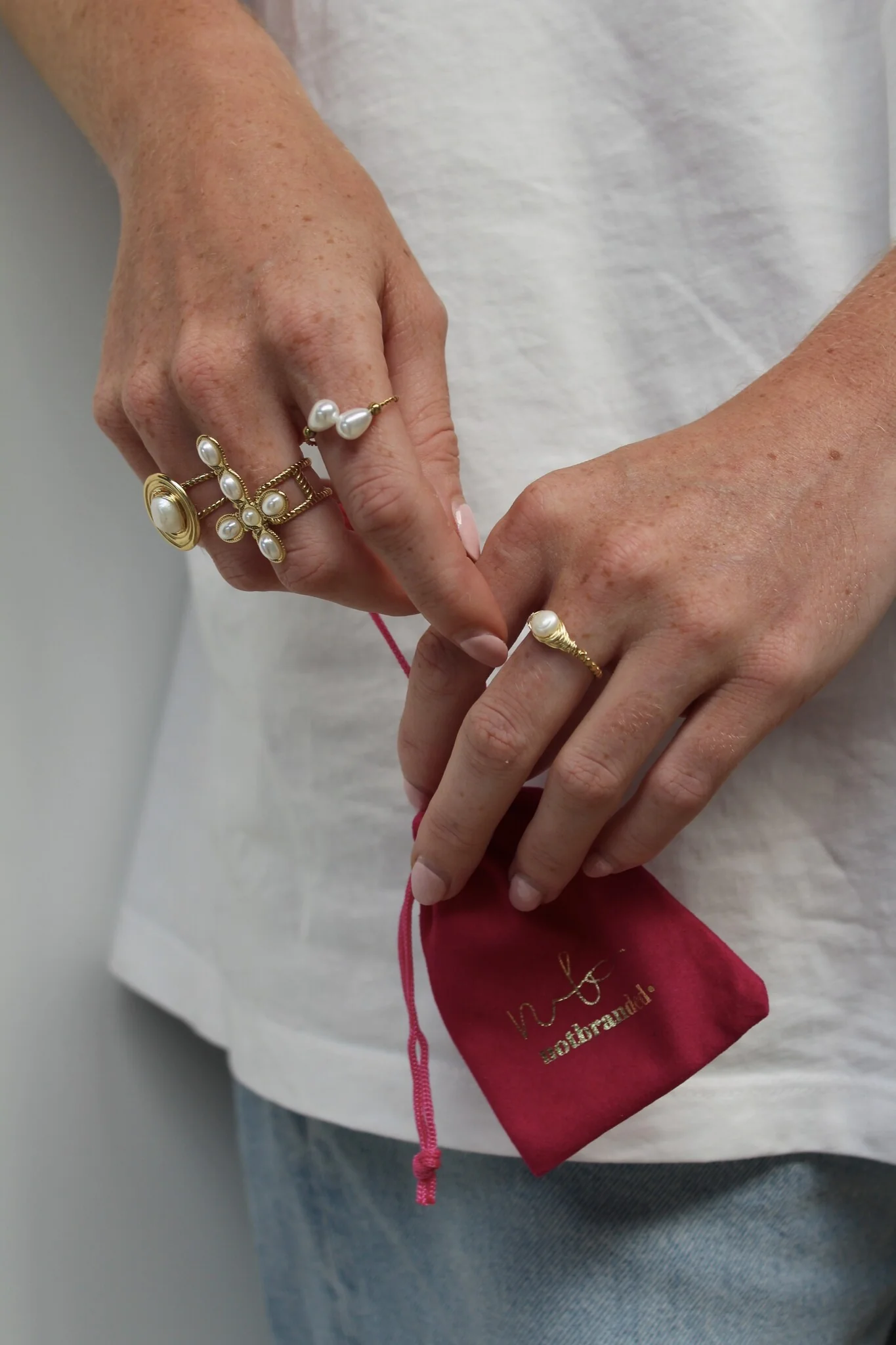 Cross - Ring - Stainless Steel - Adjustable - Image 6
