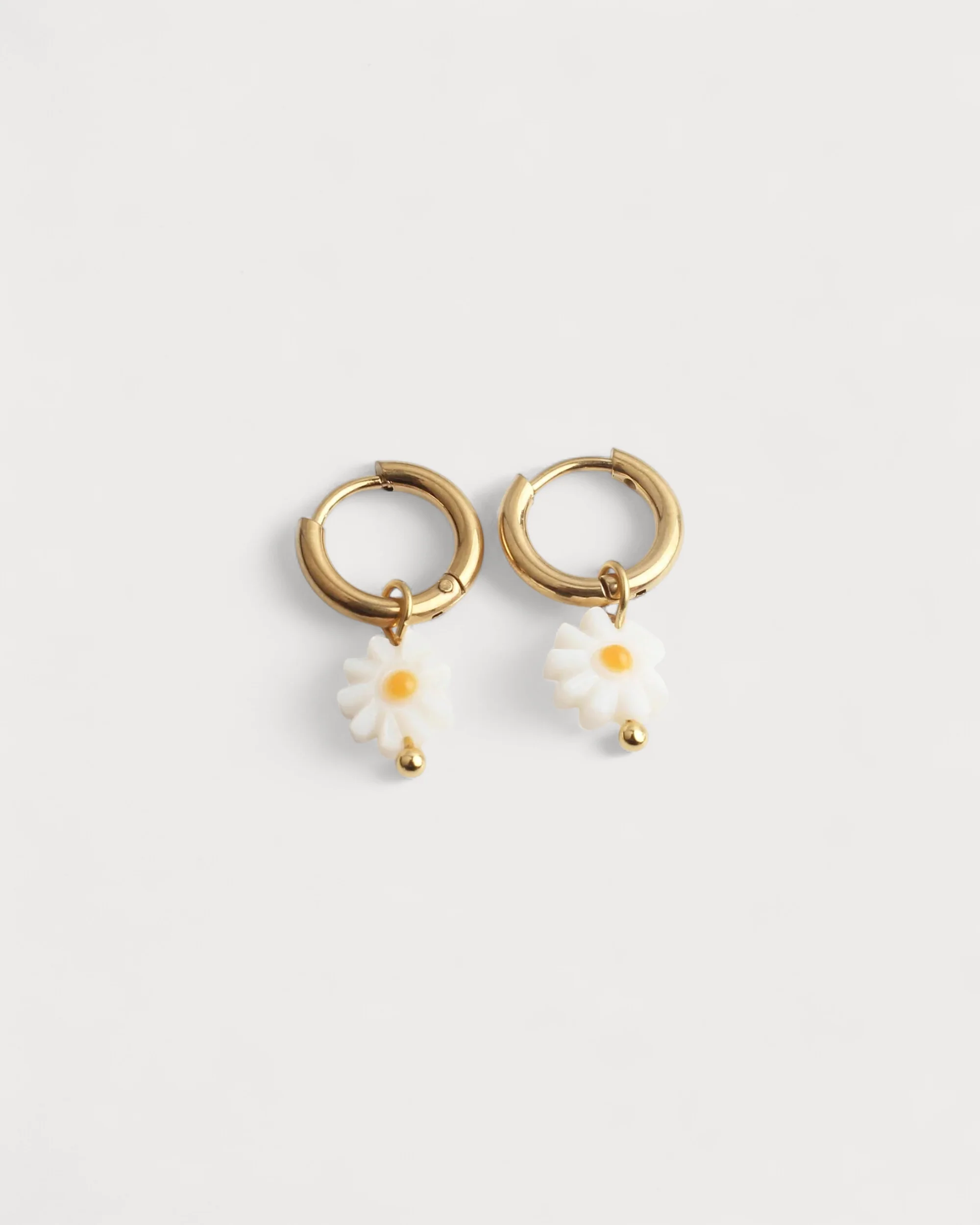 Daisy Flower - Earrings - Stainless Steel - Image 5