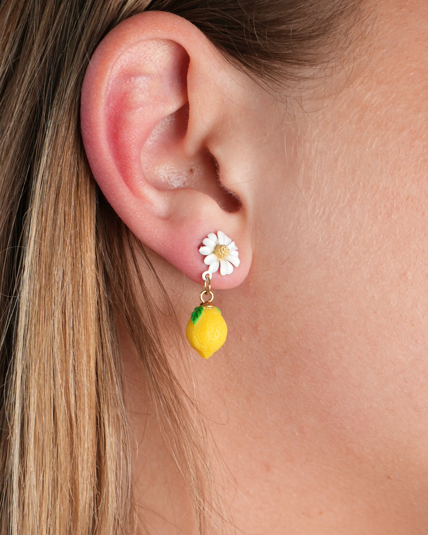 Daisy Lemon - Earrings - Stainless Steel - Image 2