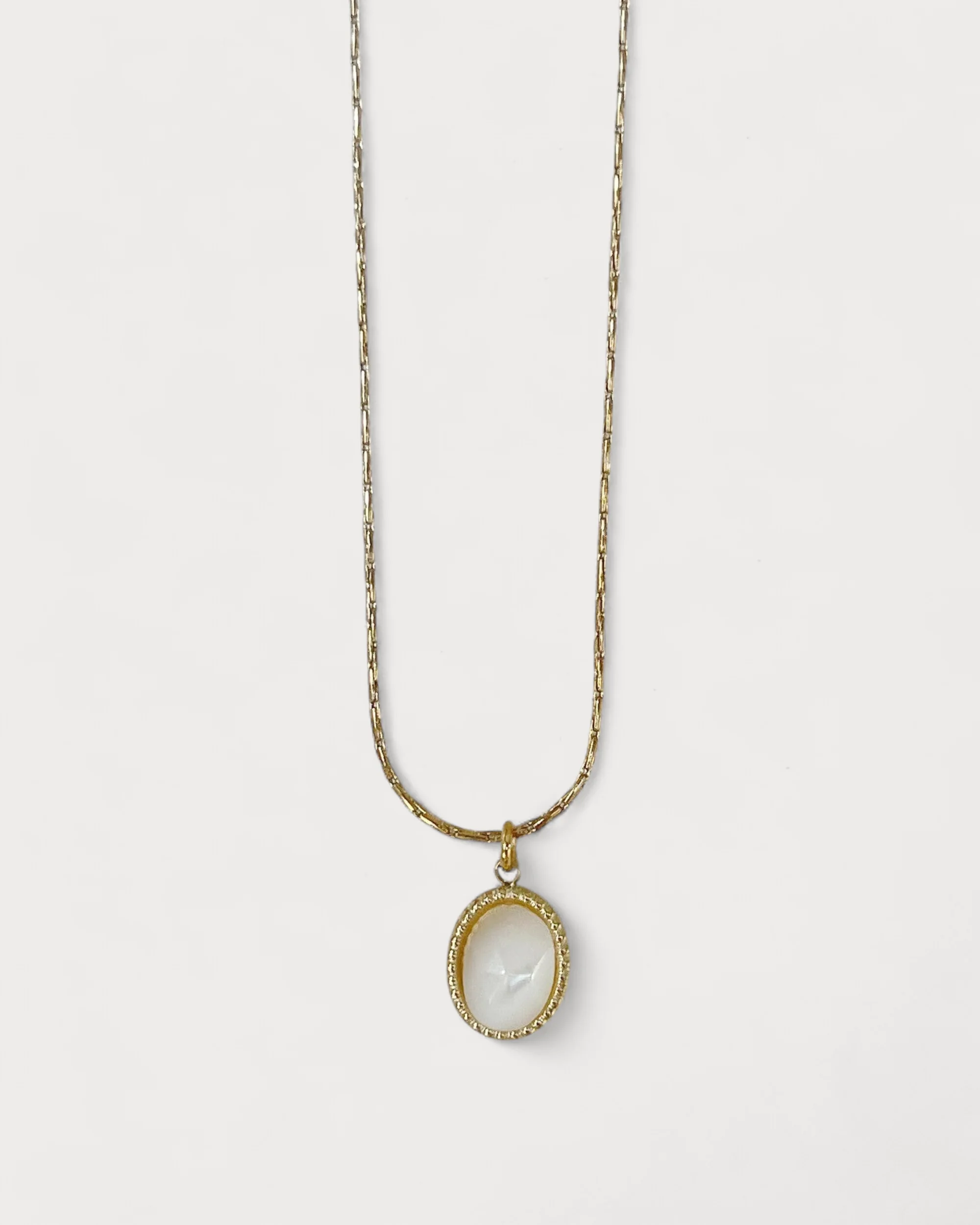 Danae - Necklace - Natural Stone - Stainless Steel - Image 3