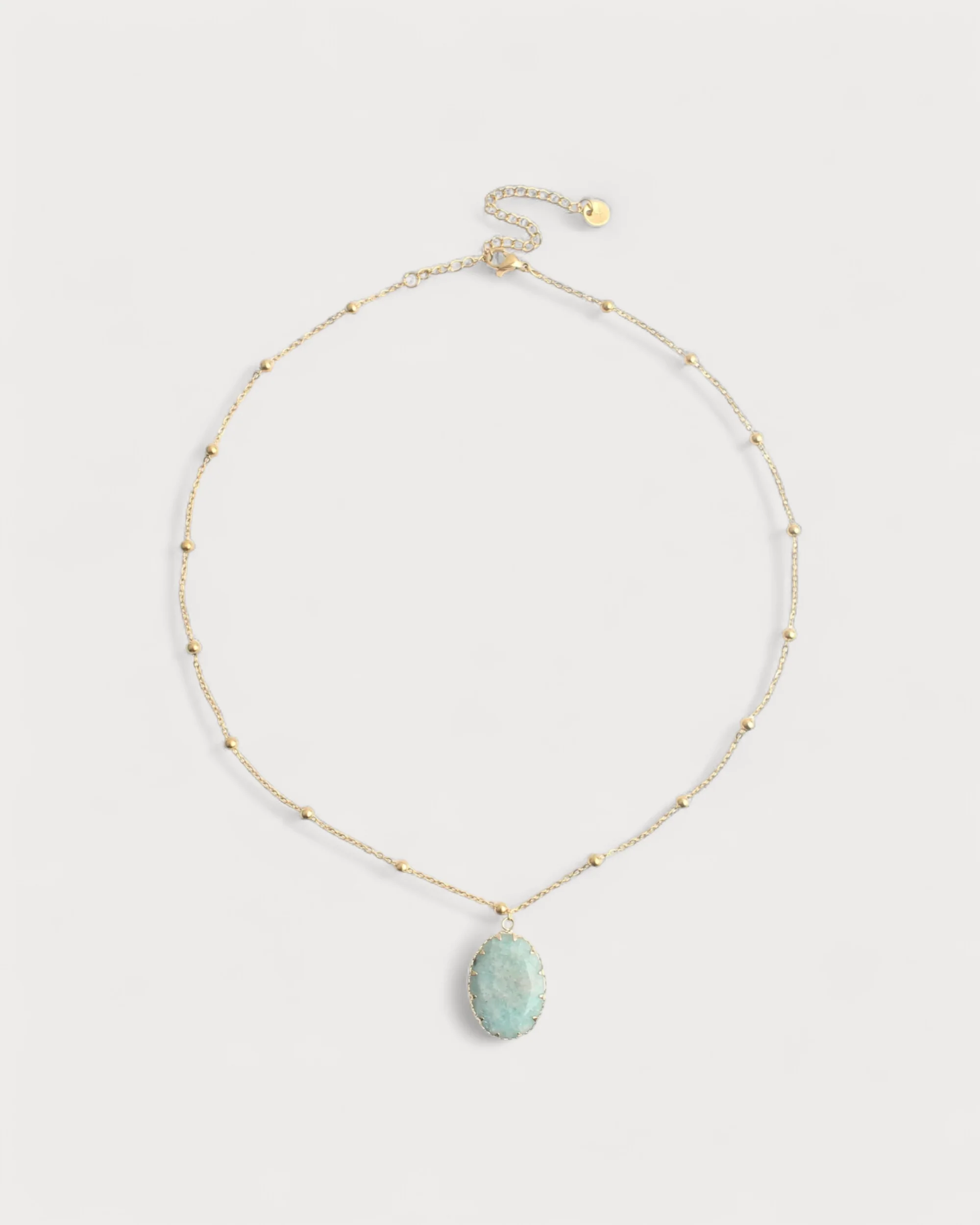 Darla - Necklace - Natural Stone - Stainless Steel - Image 10