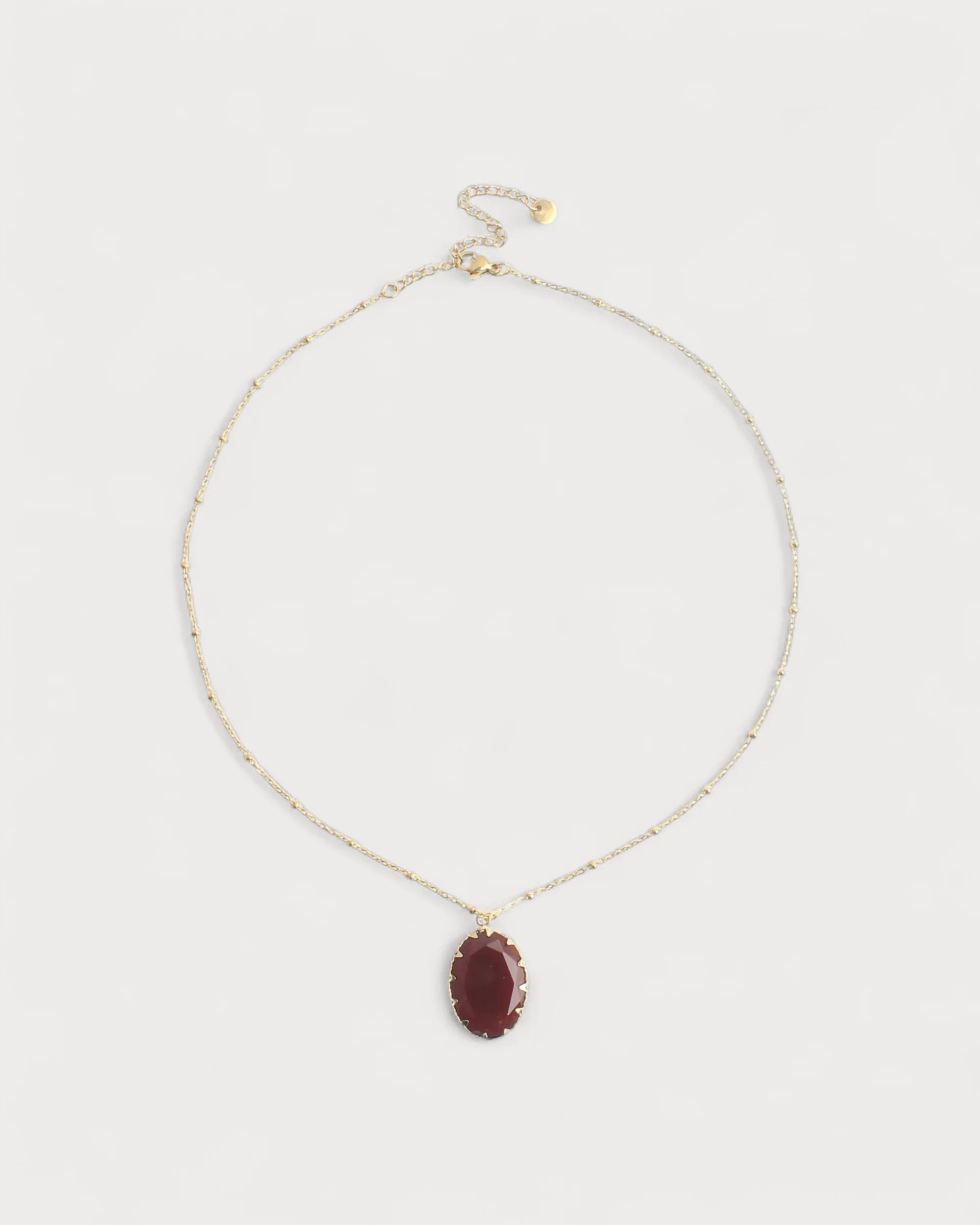 Darla - Necklace - Natural Stone - Stainless Steel - Image 6