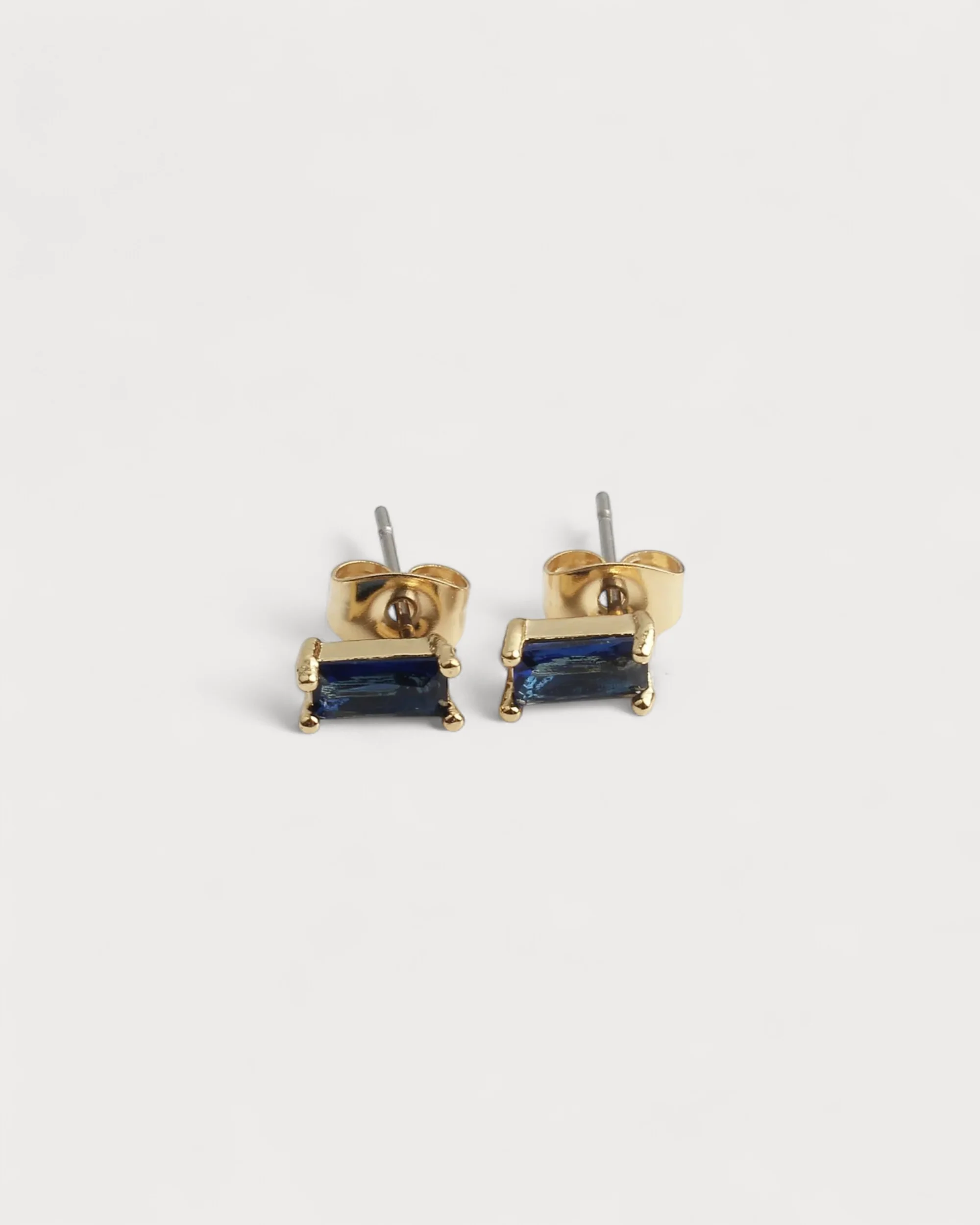 Diamond - Studs - Earrings - Plated - Image 4