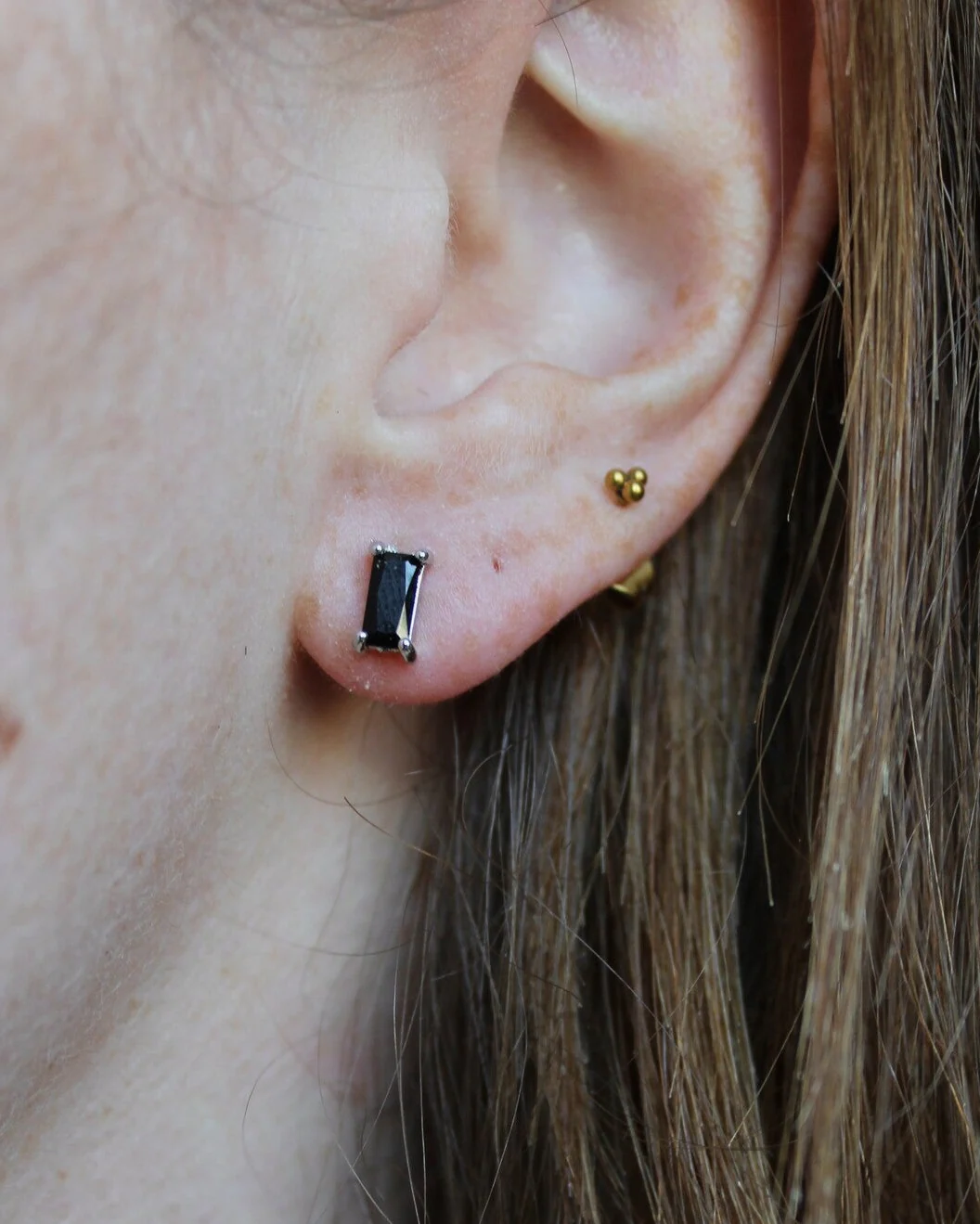Diamond - Studs - Earrings - Plated - Image 9