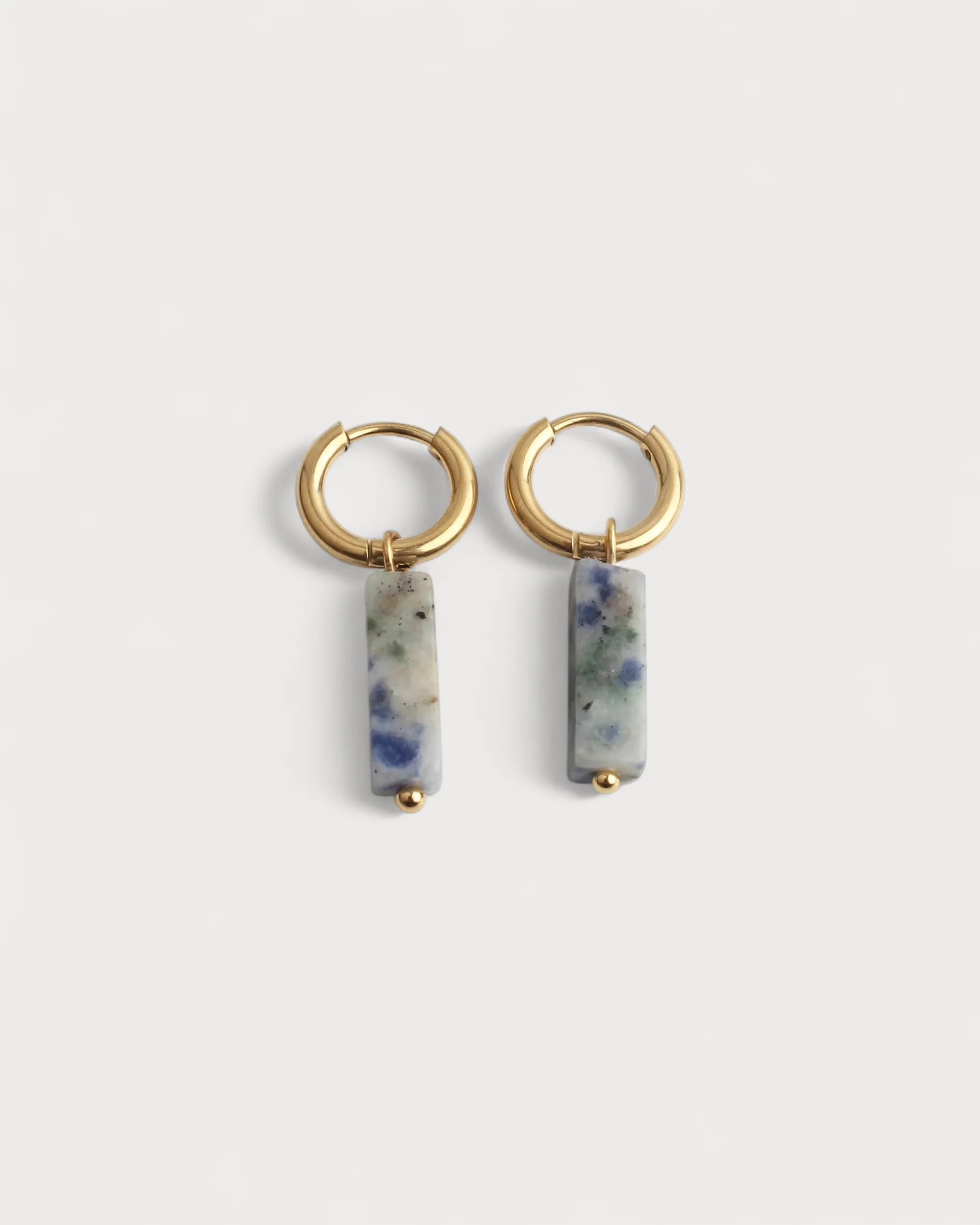 Dora - Earrings - Natural Stone - Stainless Steel - Image 10