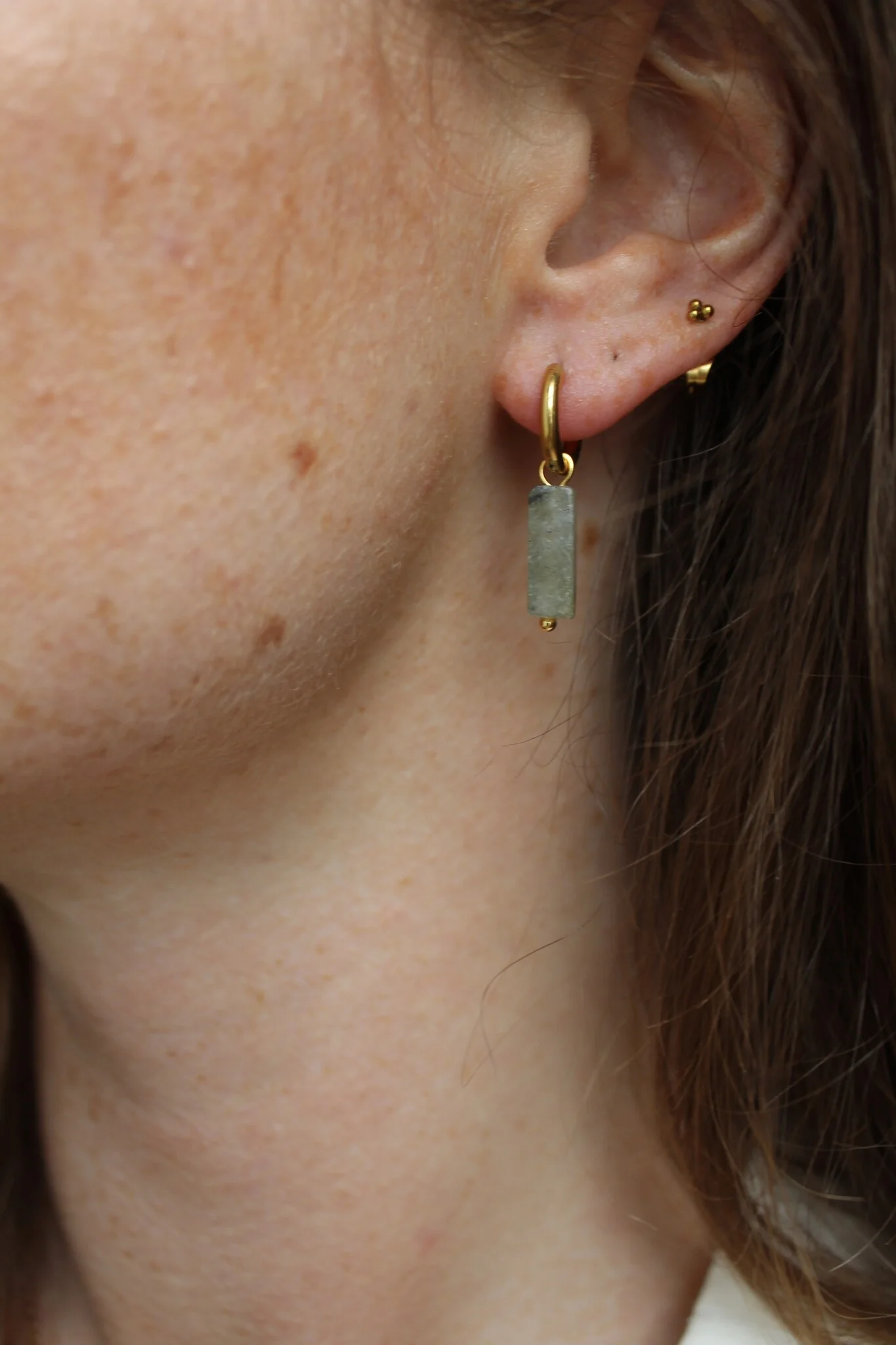 Dora - Earrings - Natural Stone - Stainless Steel - Image 16