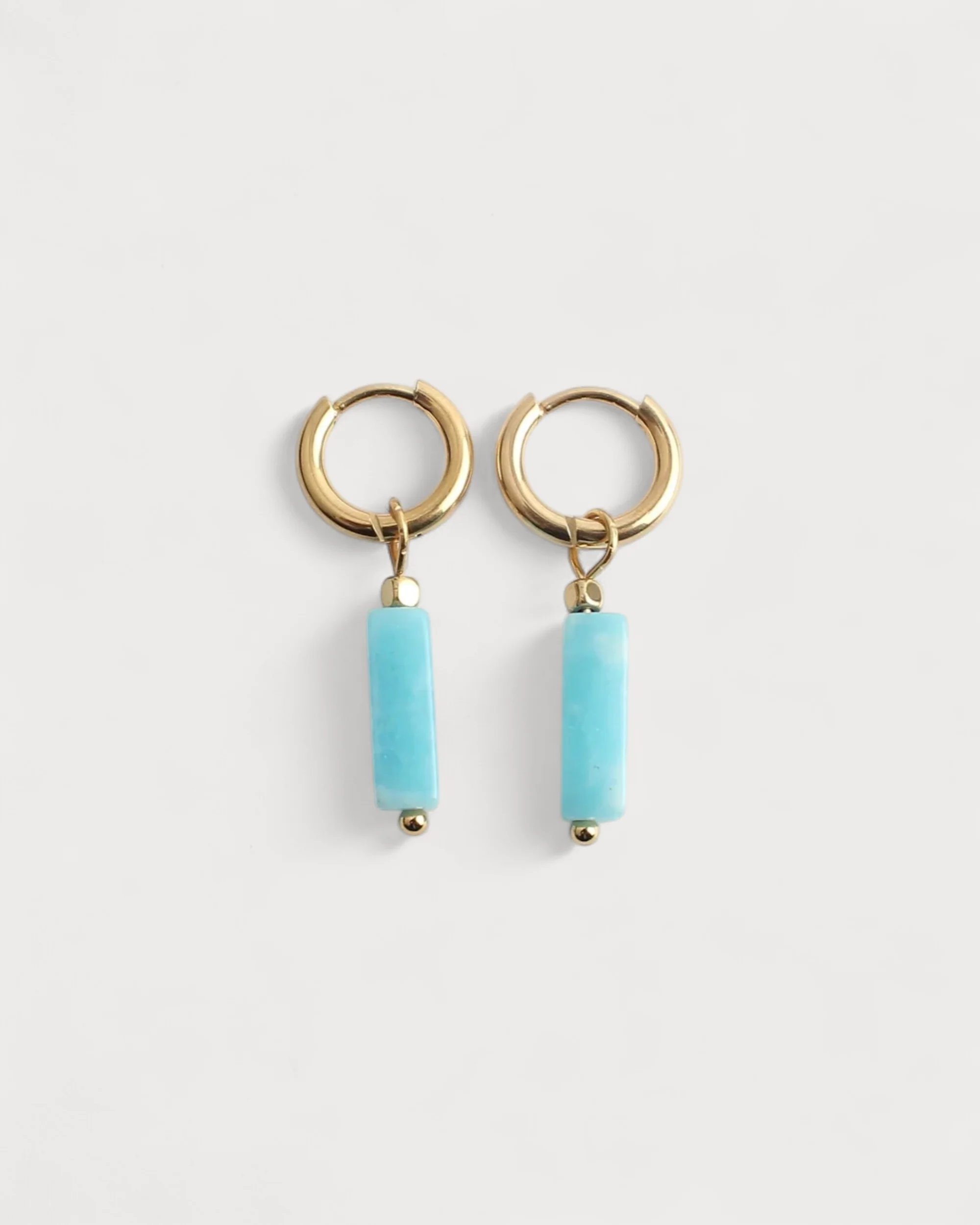 Dora - Earrings - Natural Stone - Stainless Steel - Image 17