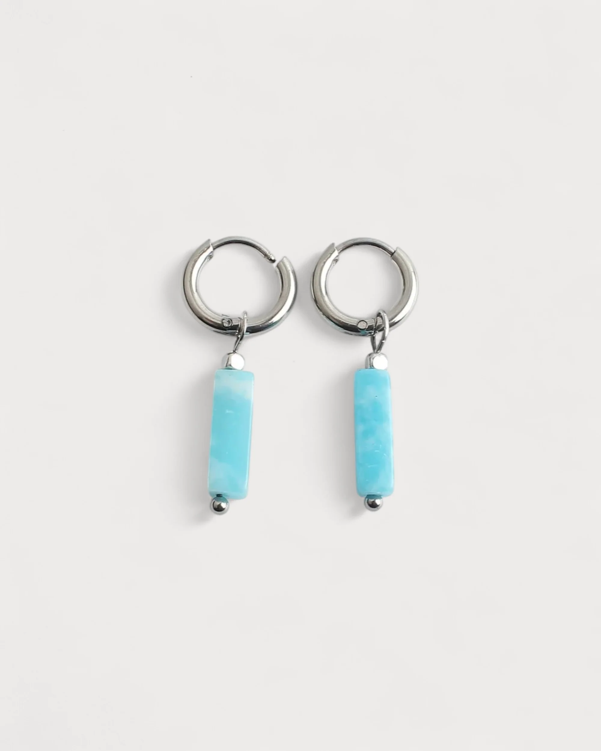 Dora - Earrings - Natural Stone - Stainless Steel - Image 19