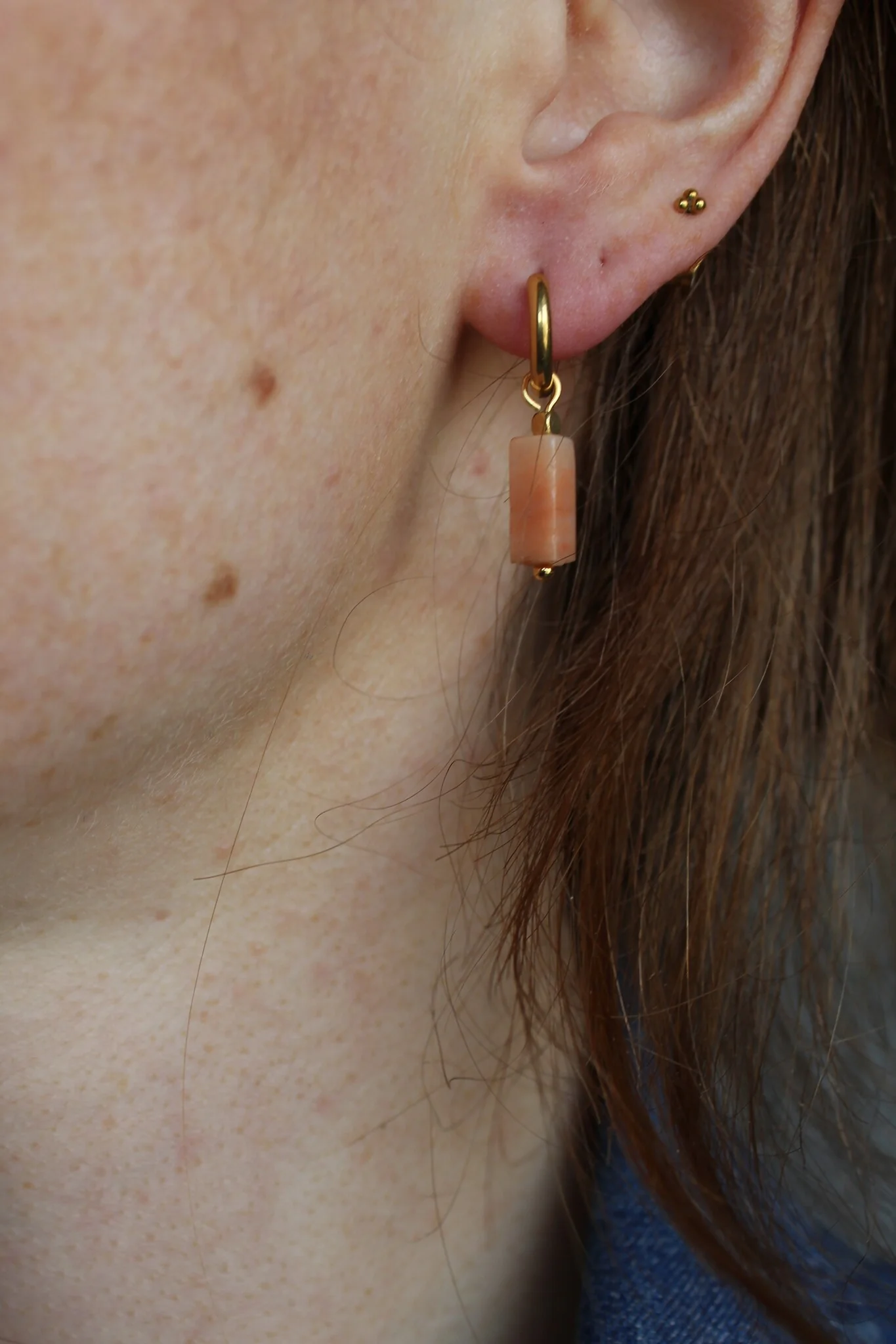 Dora - Earrings - Natural Stone - Stainless Steel - Image 22