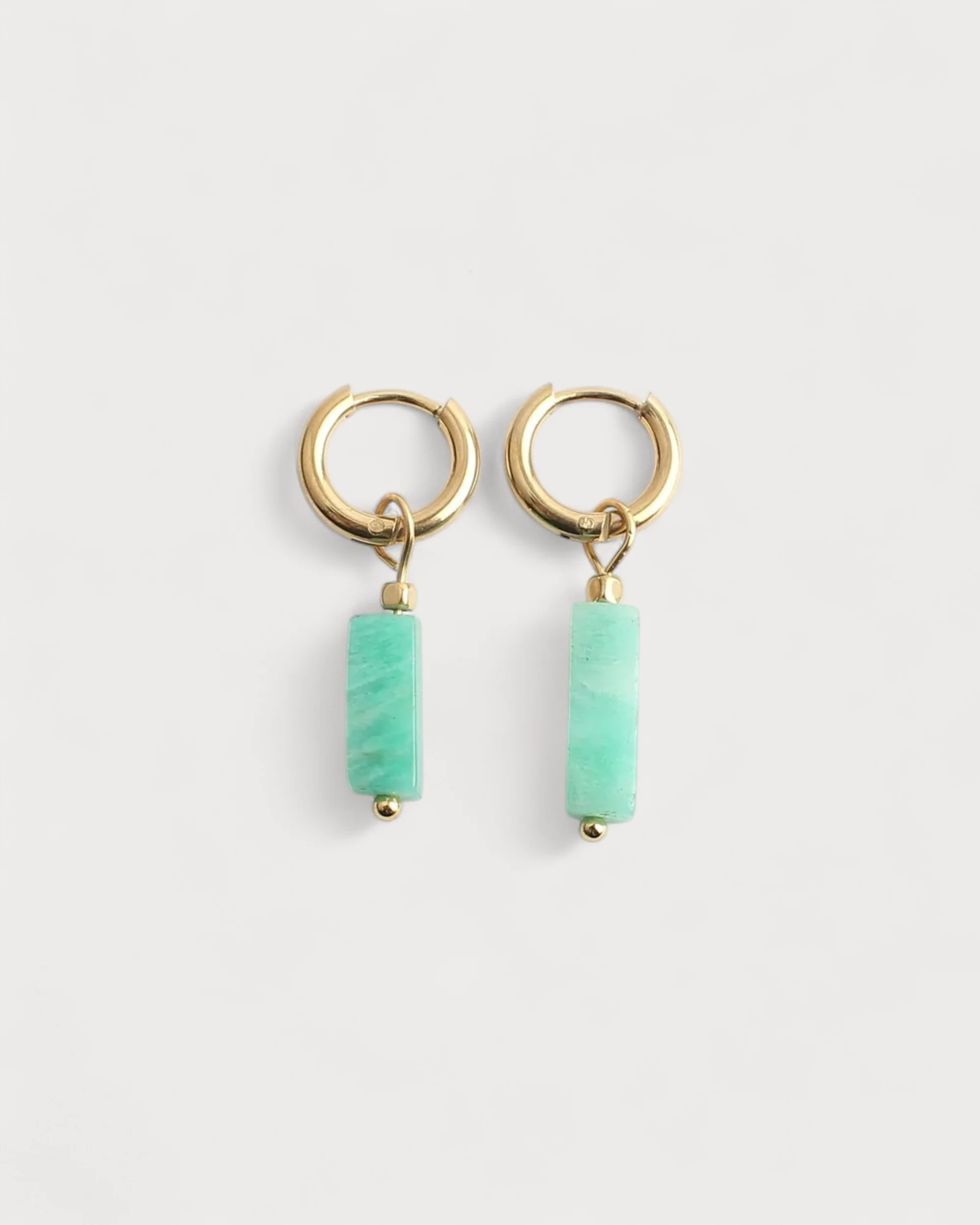 Dora - Earrings - Natural Stone - Stainless Steel - Image 24