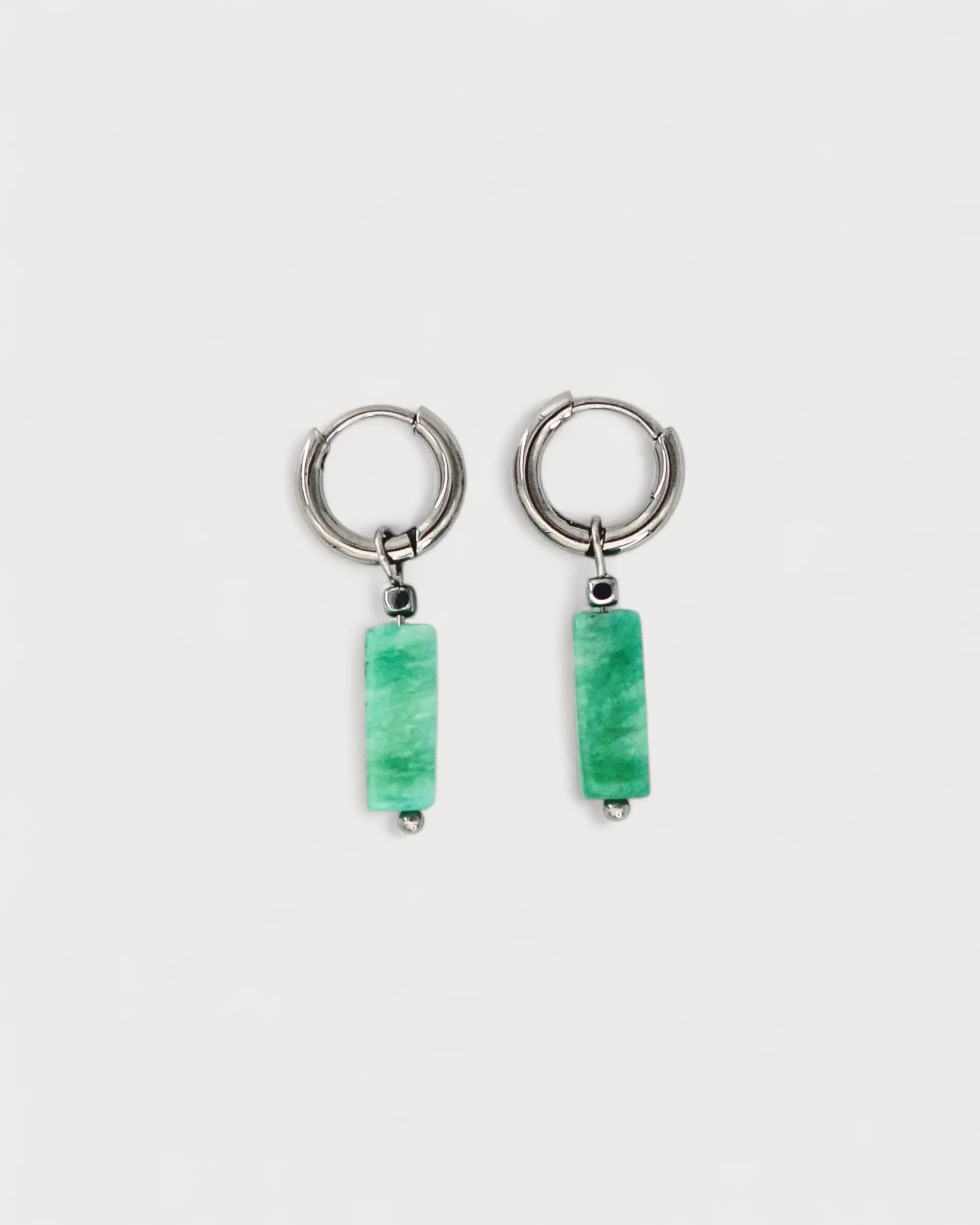 Dora - Earrings - Natural Stone - Stainless Steel - Image 25