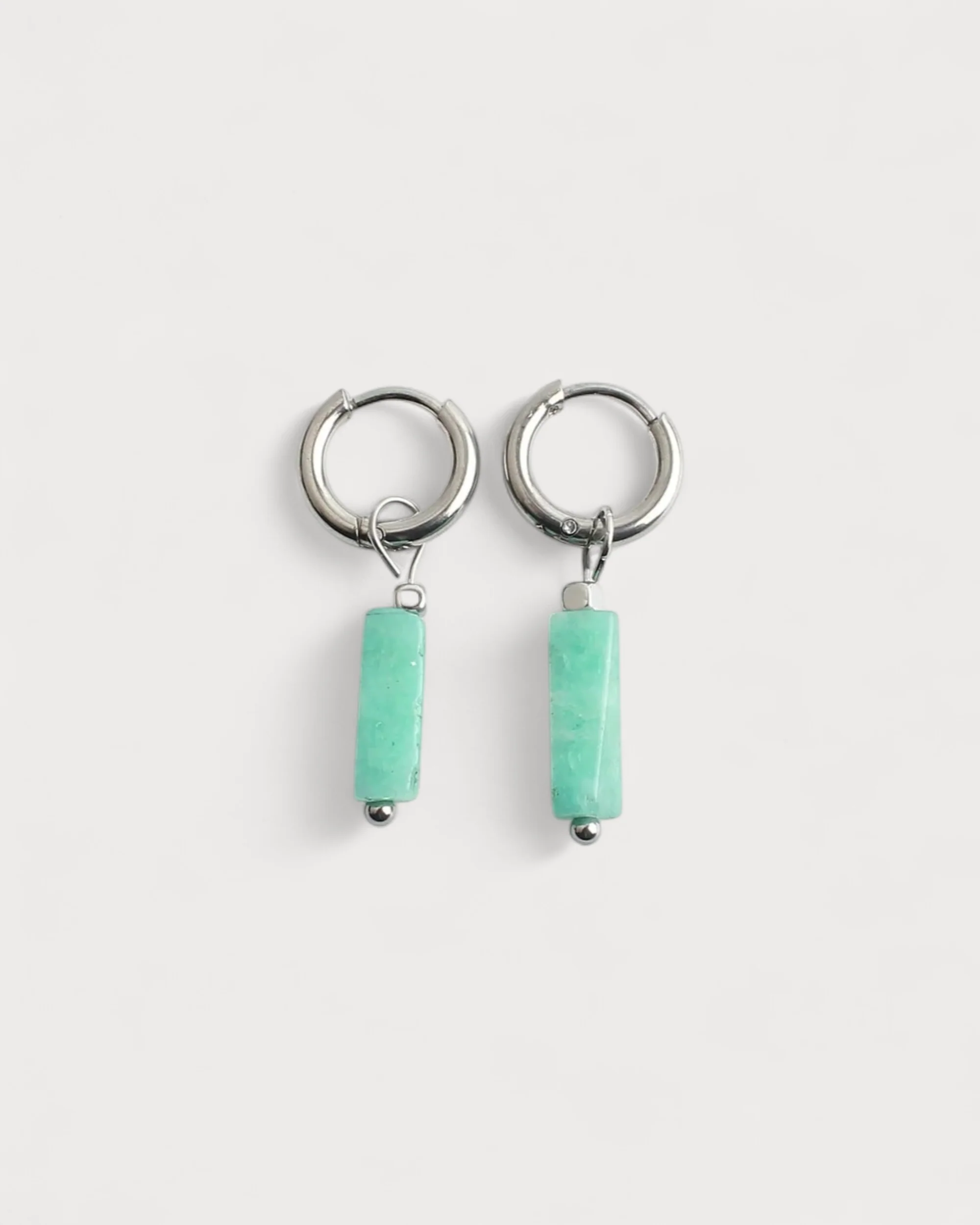 Dora - Earrings - Natural Stone - Stainless Steel - Image 26