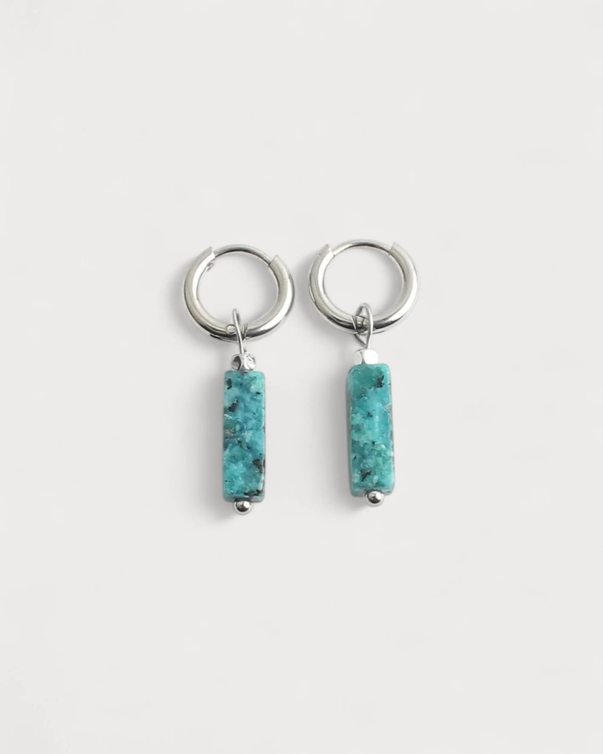 Dora - Earrings - Natural Stone - Stainless Steel - Image 29