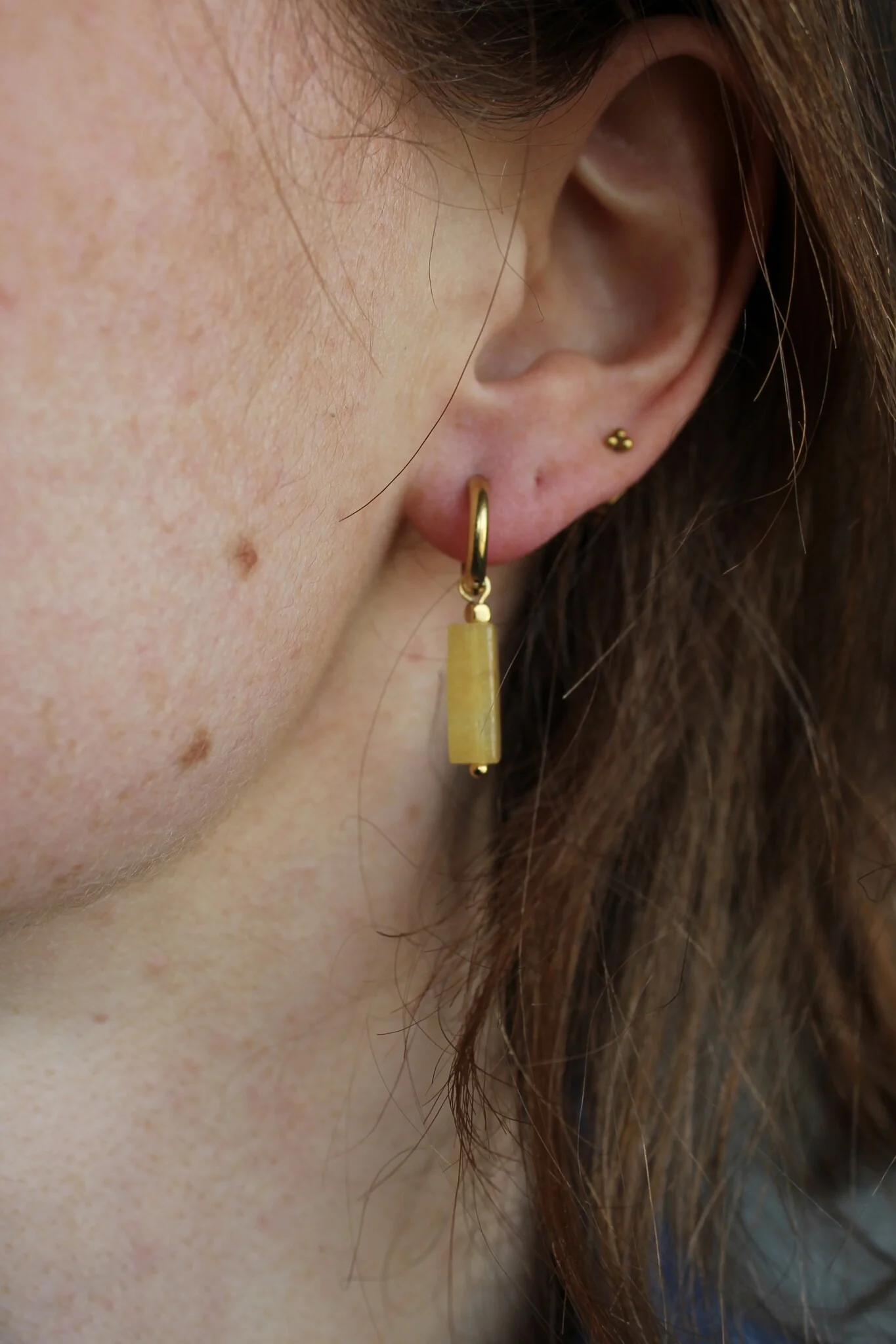 Dora - Earrings - Natural Stone - Stainless Steel - Image 32