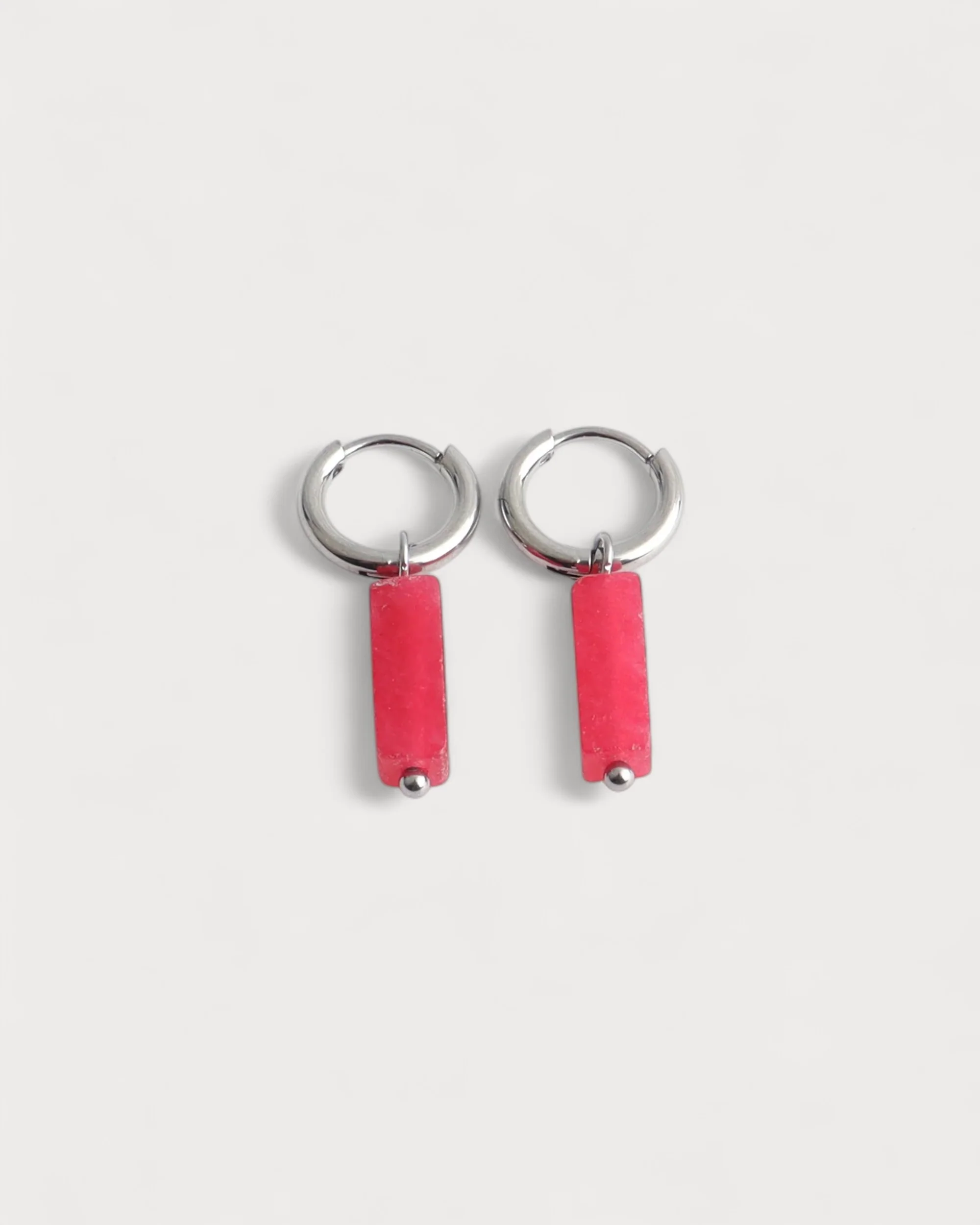 Dora - Earrings - Natural Stone - Stainless Steel - Image 34