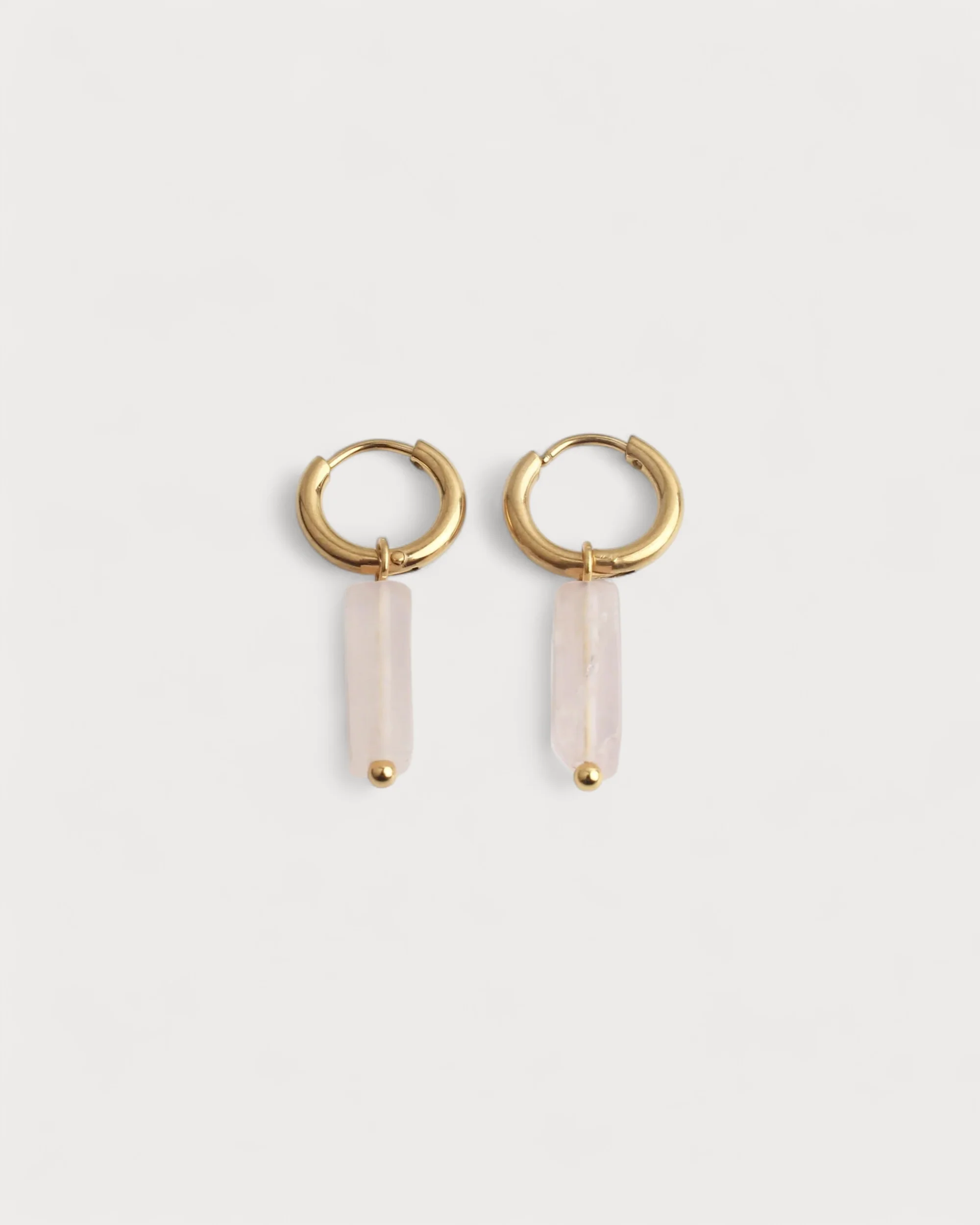 Dora - Earrings - Natural Stone - Stainless Steel - Image 5