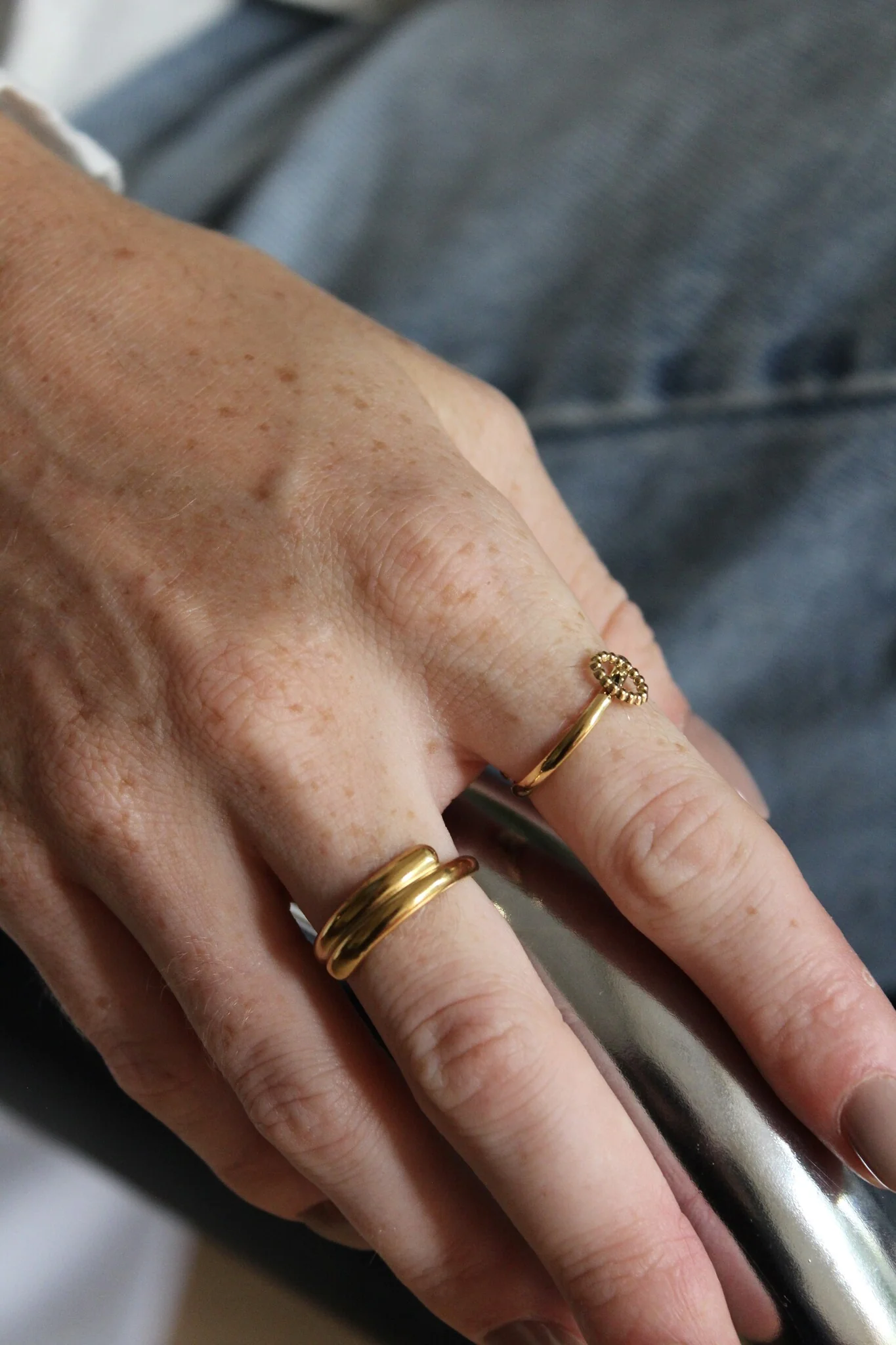 Ell - Ring - Stainless Steel - Adjustable - Image 2