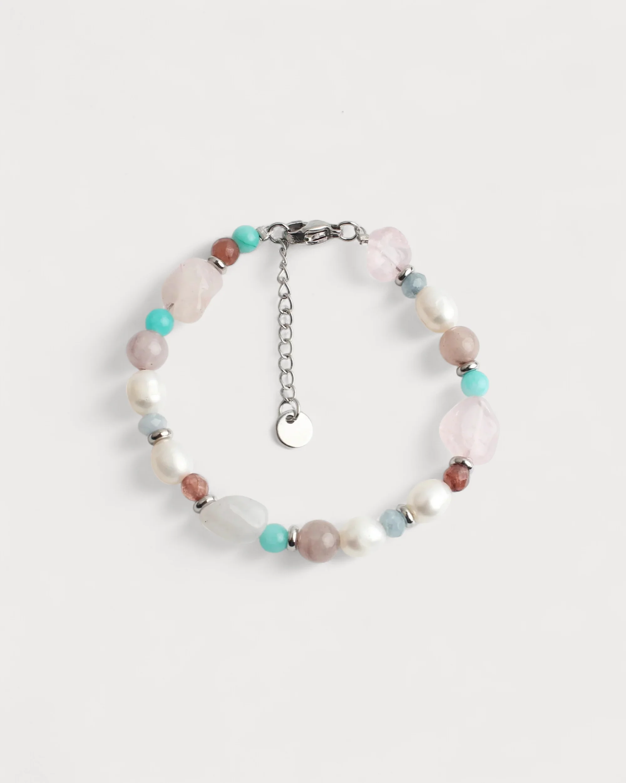 Ellie - Bracelet - Natural Stone - Stainless Steel - Image 3
