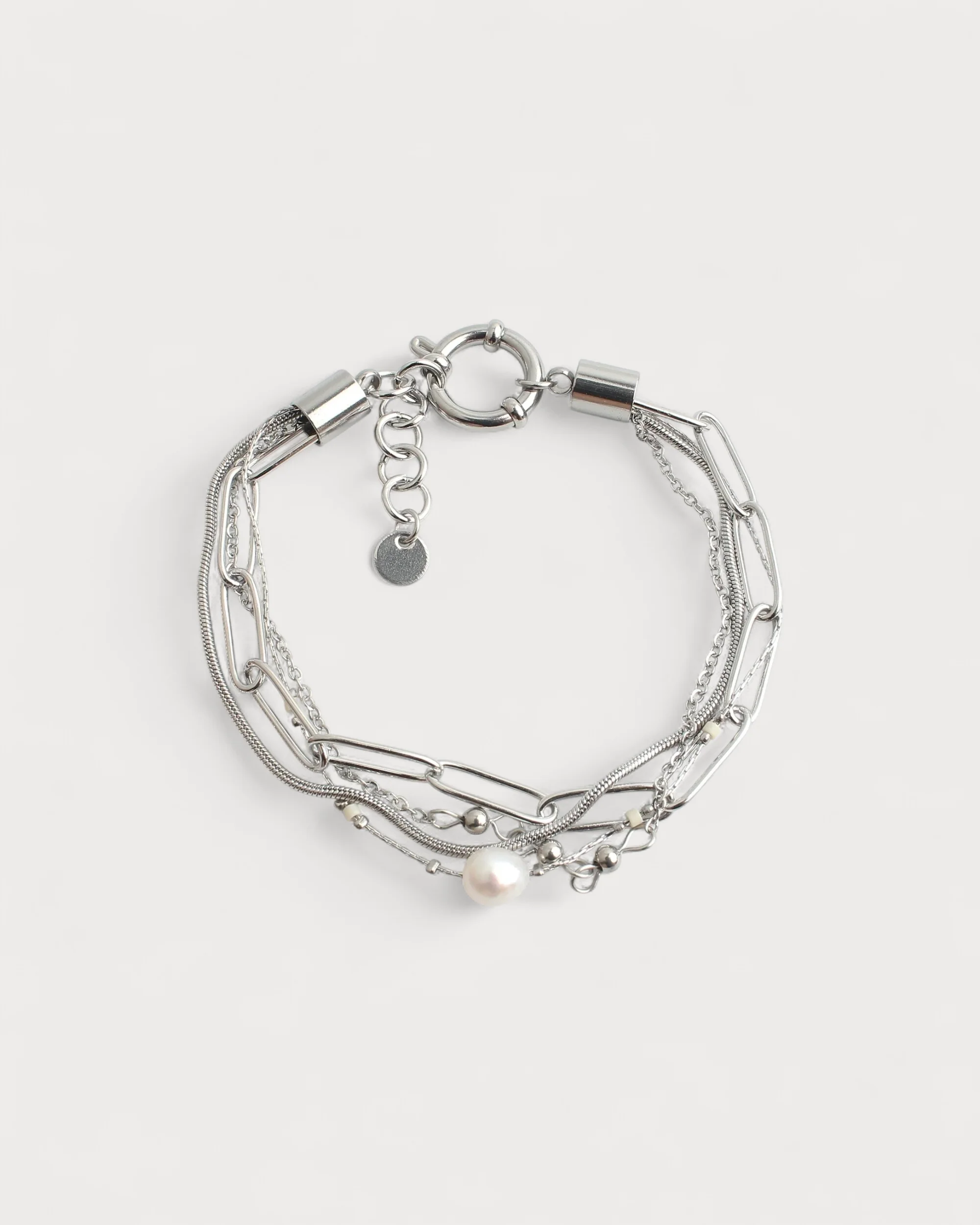 Eloise - Bracelet - Natural Stone - 4 Layer - Stainless Steel - Image 12