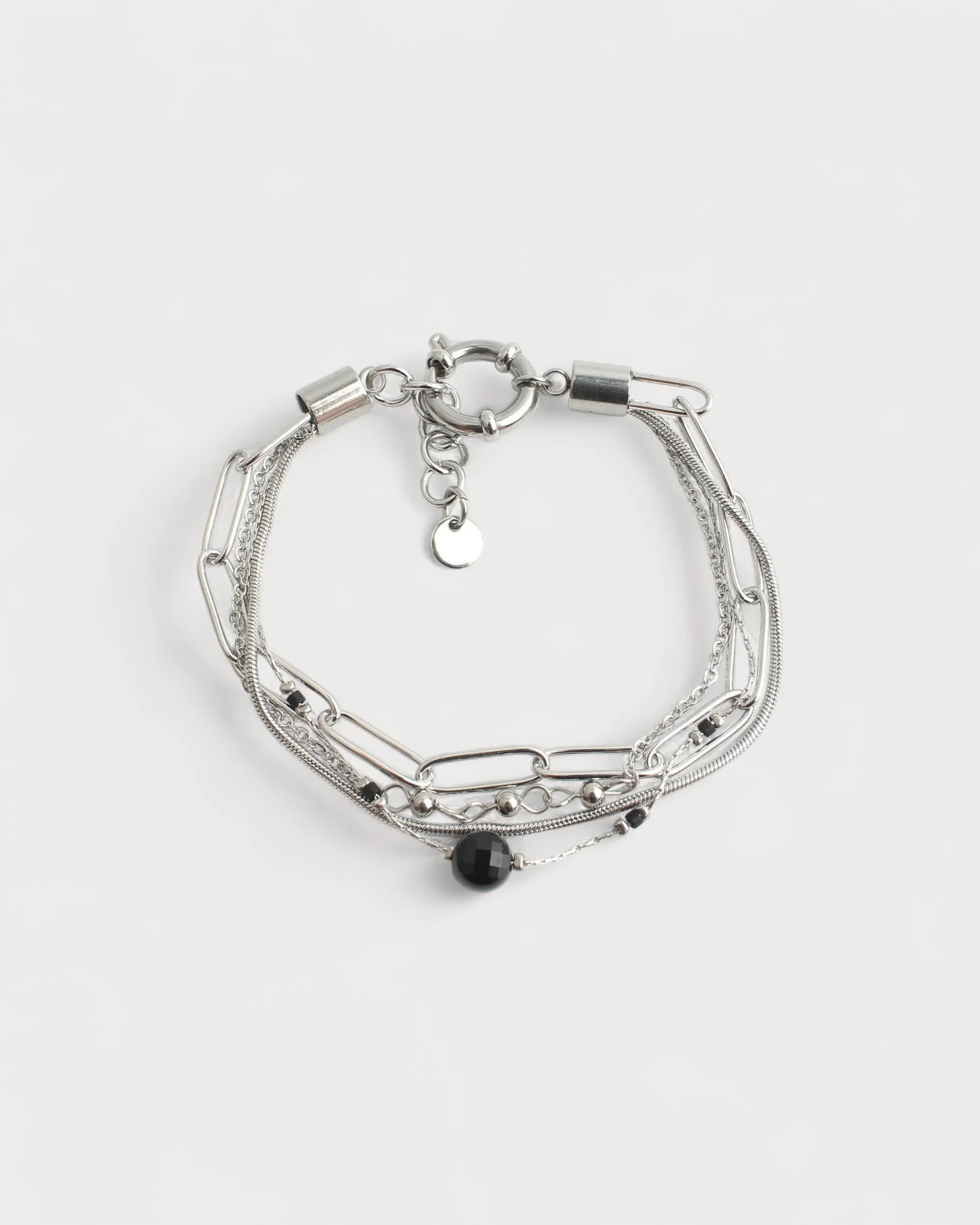 Eloise - Bracelet - Natural Stone - 4 Layer - Stainless Steel - Image 13