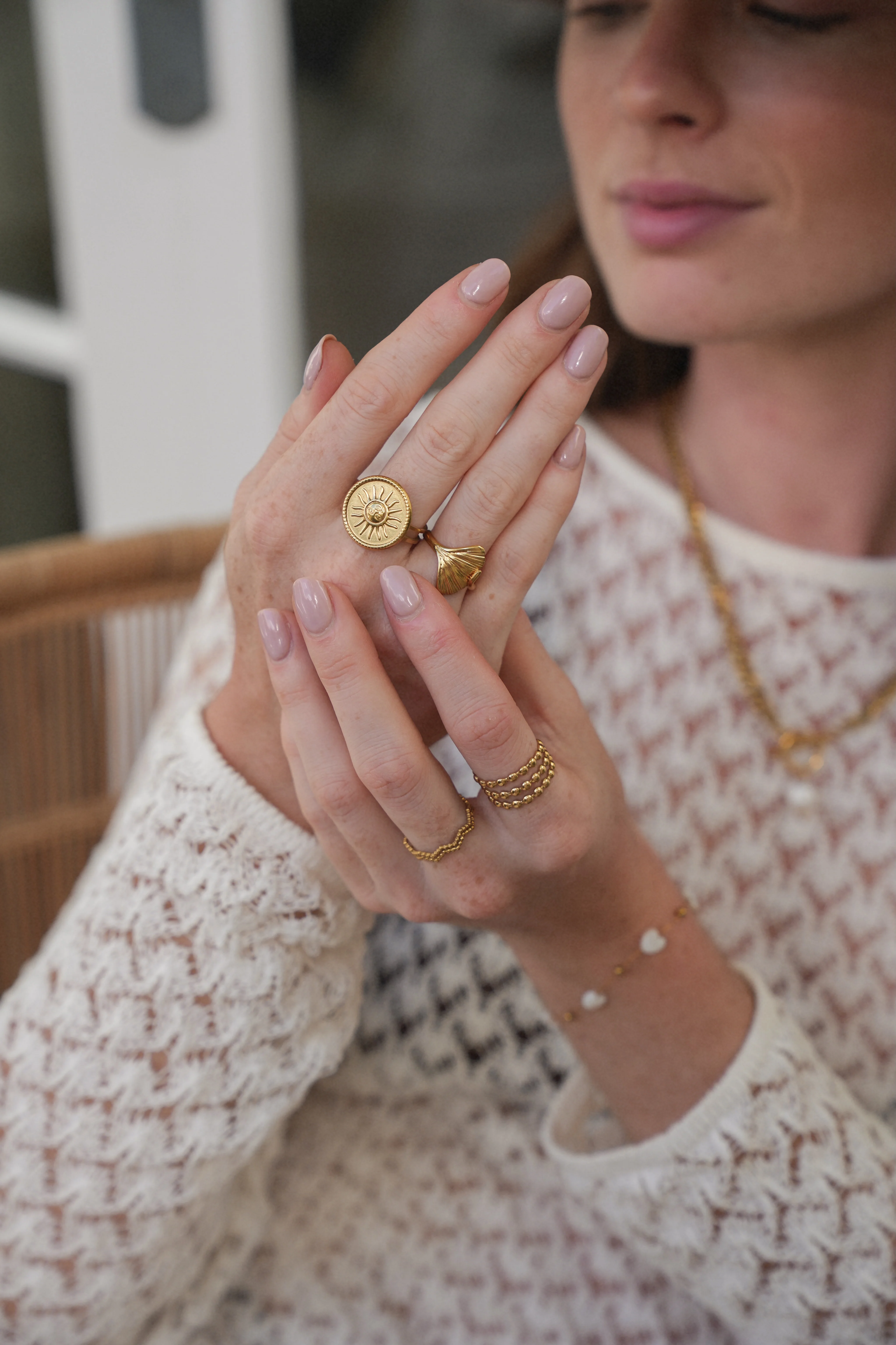 Emily - Ring - Stainless Steel - Adjustable - Image 2