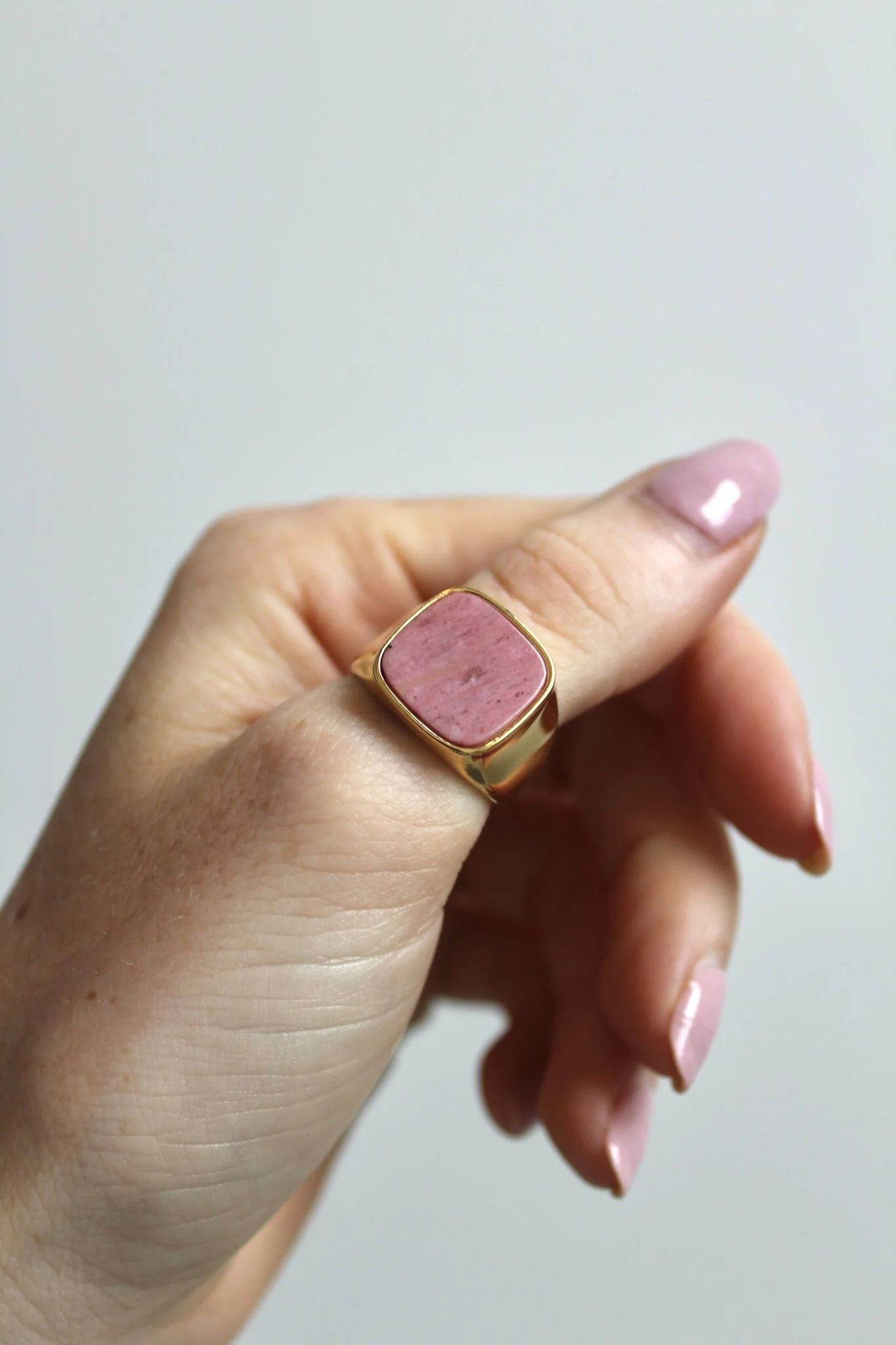 Estefania - Ring - Natural Stone - Stainless Steel - Image 5