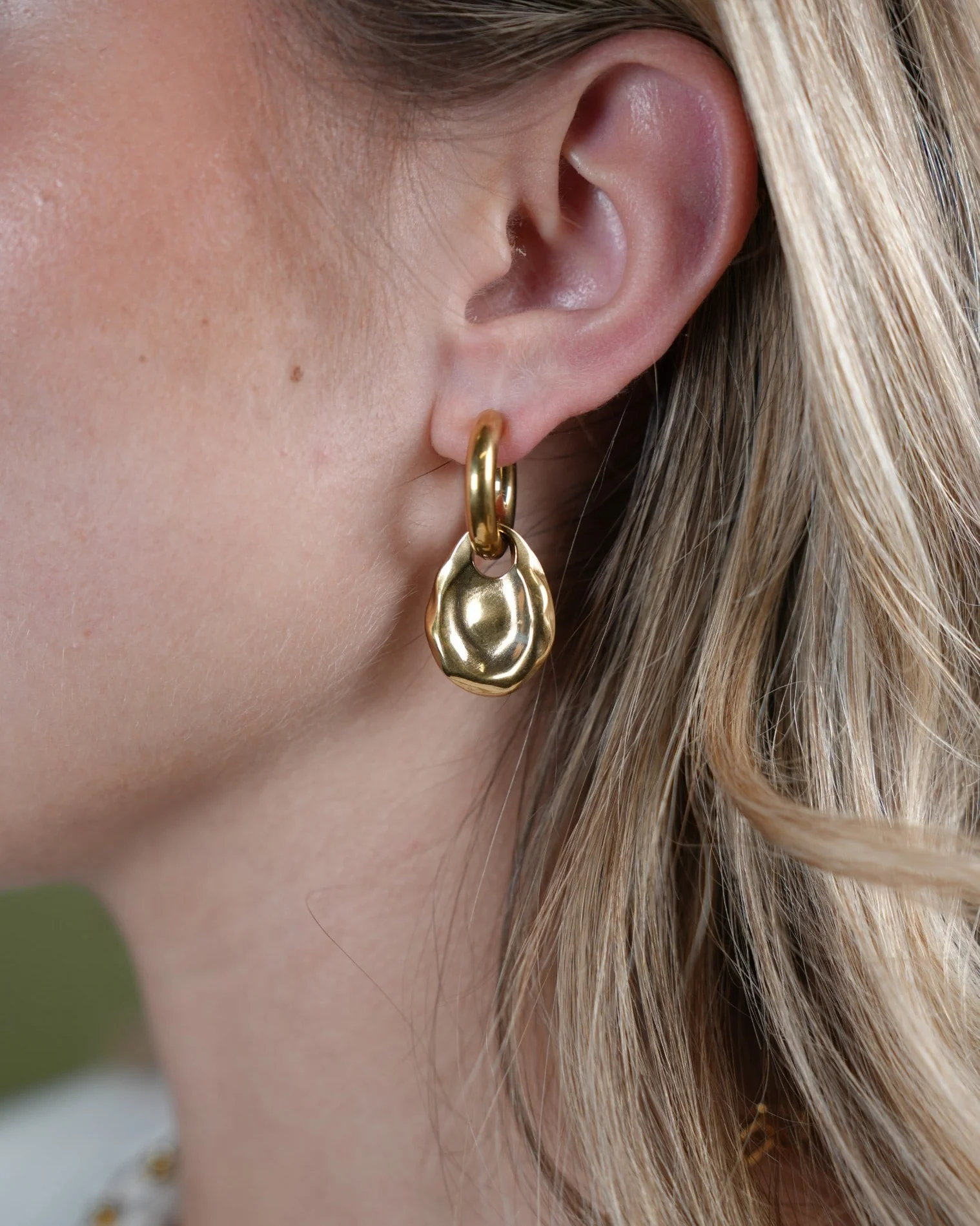 Fee - Earrings - Stainless Steel - Image 2